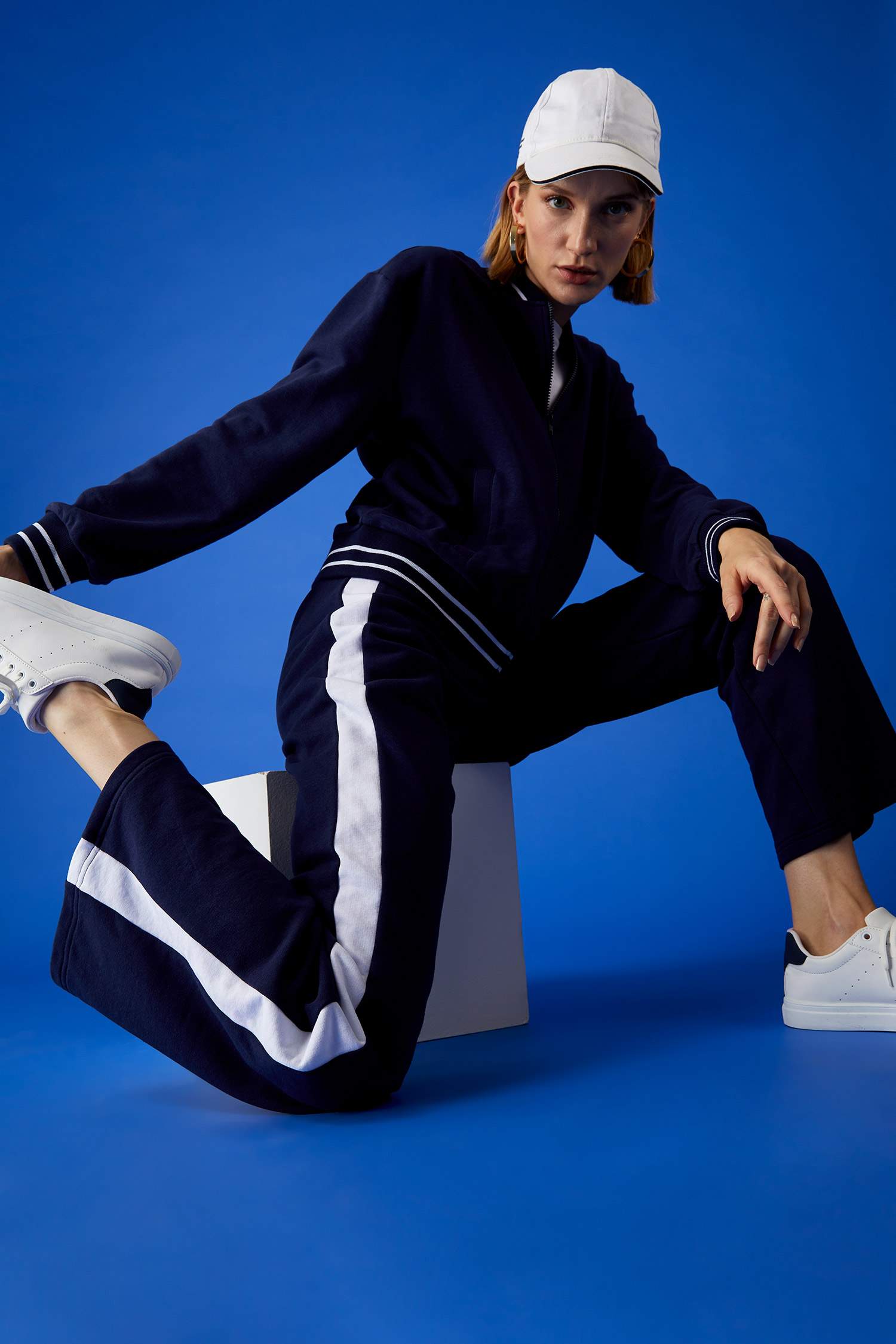 Hakim Yaka Cepli Relax Fit Bomber Ceket