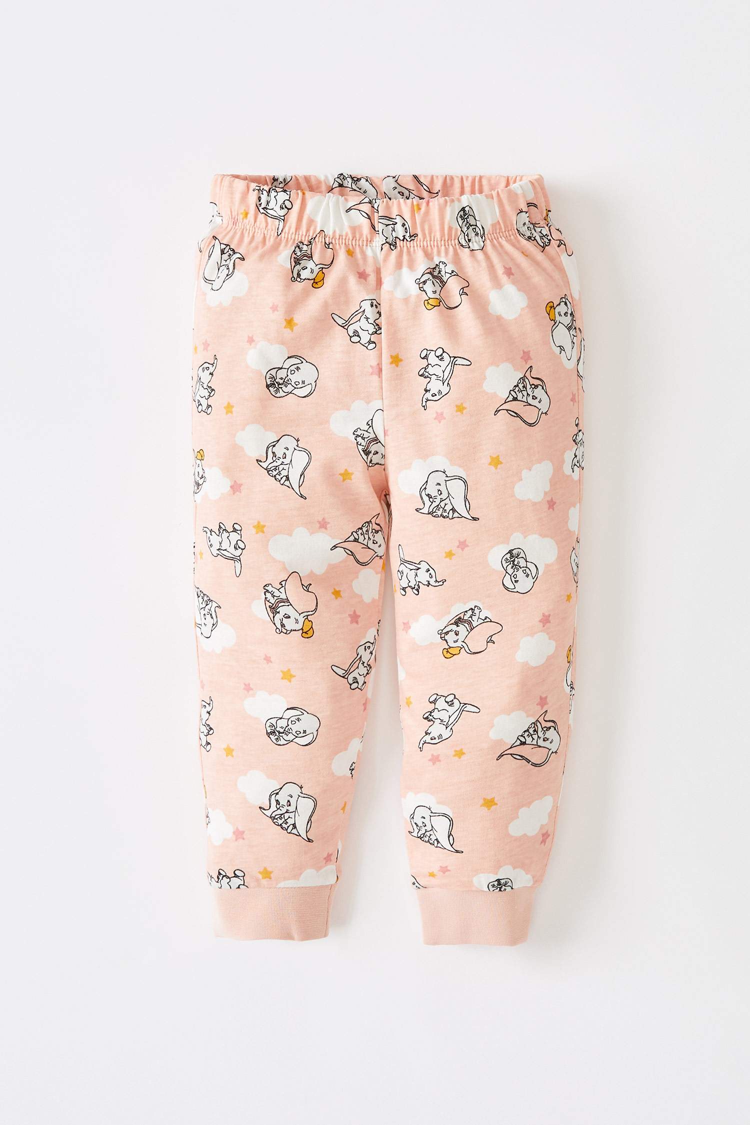 Kız Bebek Dumbo Lisanslı Uzun Kollu Pamuklu Pijama Takımı