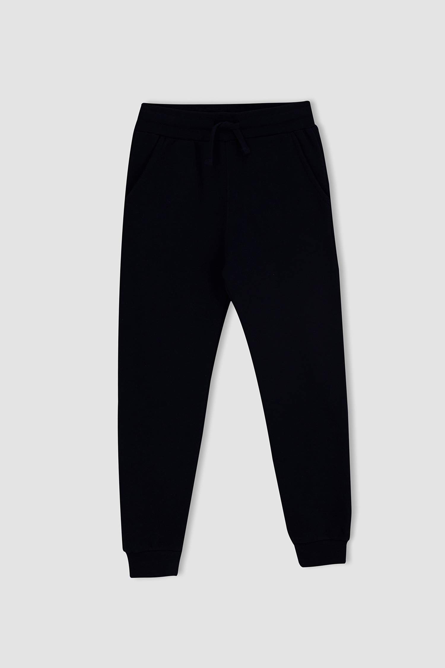 Erkek Çocuk Slim Fit Slogan Baskılı Kapüşonlu Uzun Kollu Kanguru Cepli İçi Yumuşak Tüylü 2'li Takım