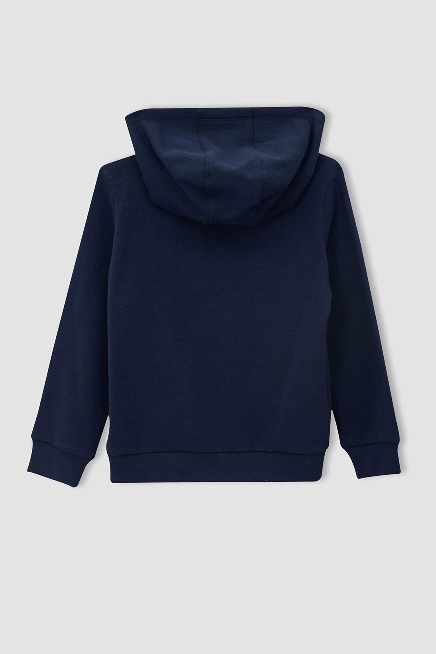 Erkek Çocuk Slim Fit Slogan Baskılı Kapüşonlu Uzun Kollu Kanguru Cepli İçi Yumuşak Tüylü 2'li Takım