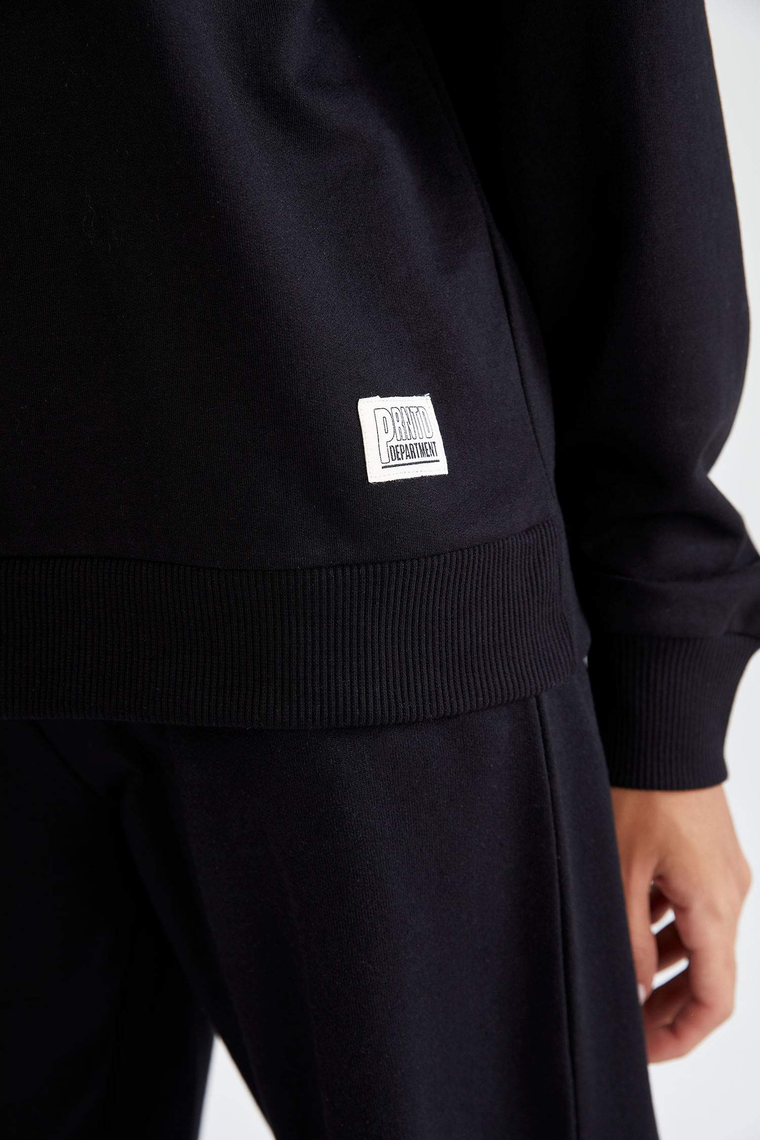 Kolej Baskılı Relax Fit Sweatshirt