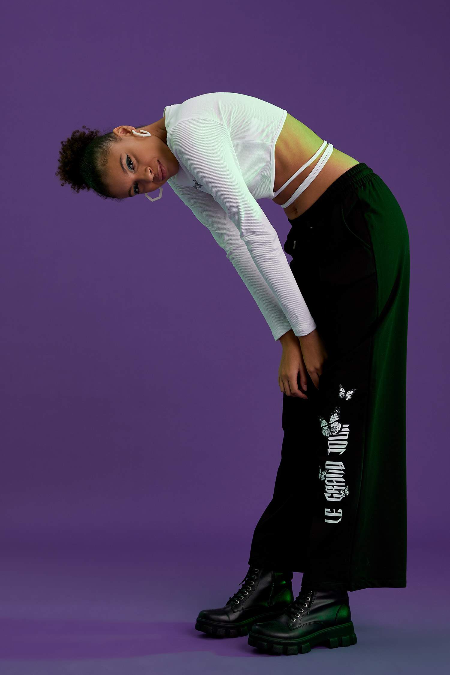 Coool Gotik Slogan Baskılı Loose Fit Eşofman Altı