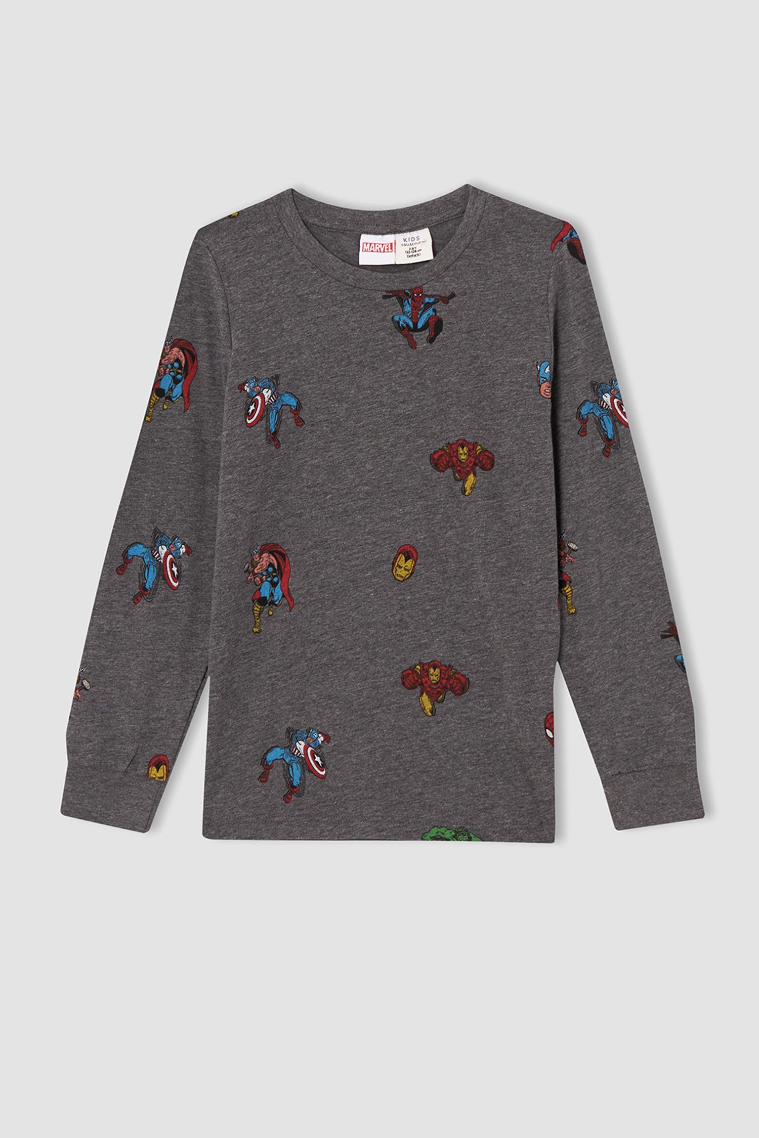 Erkek Çocuk MARVEL Lisanslı Uzun Kollu Pijama Takımı