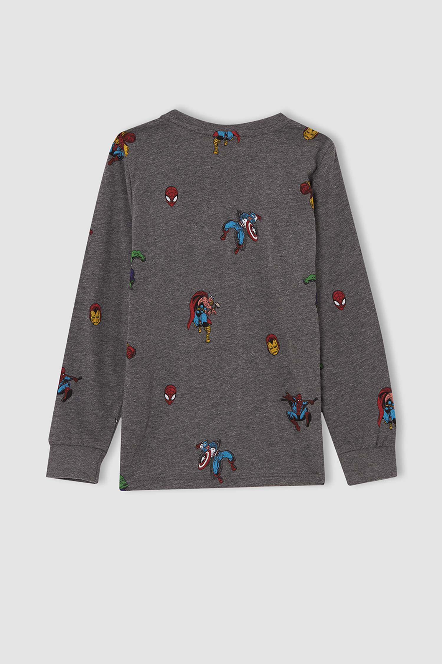 Erkek Çocuk MARVEL Lisanslı Uzun Kollu Pijama Takımı