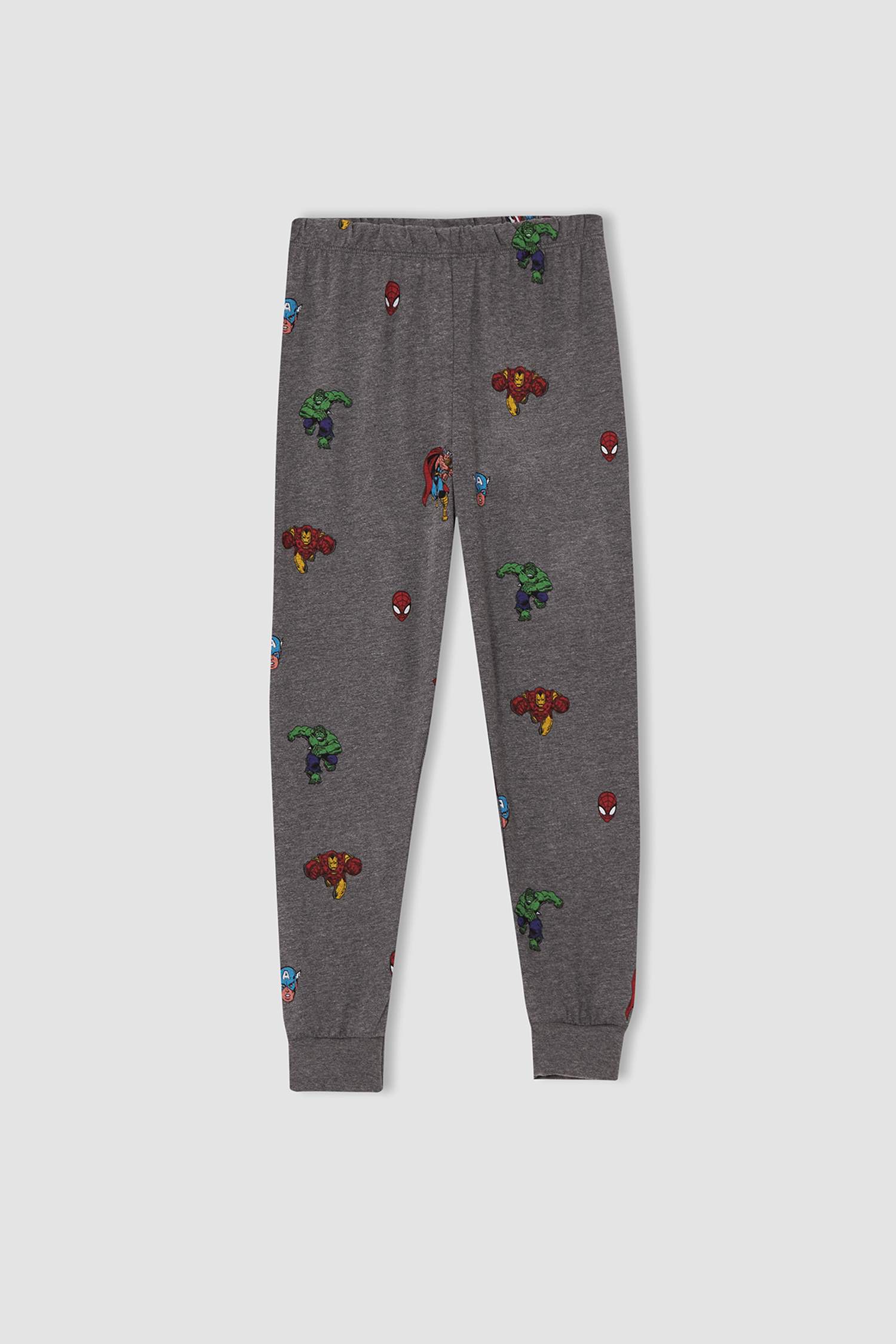 Erkek Çocuk MARVEL Lisanslı Uzun Kollu Pijama Takımı