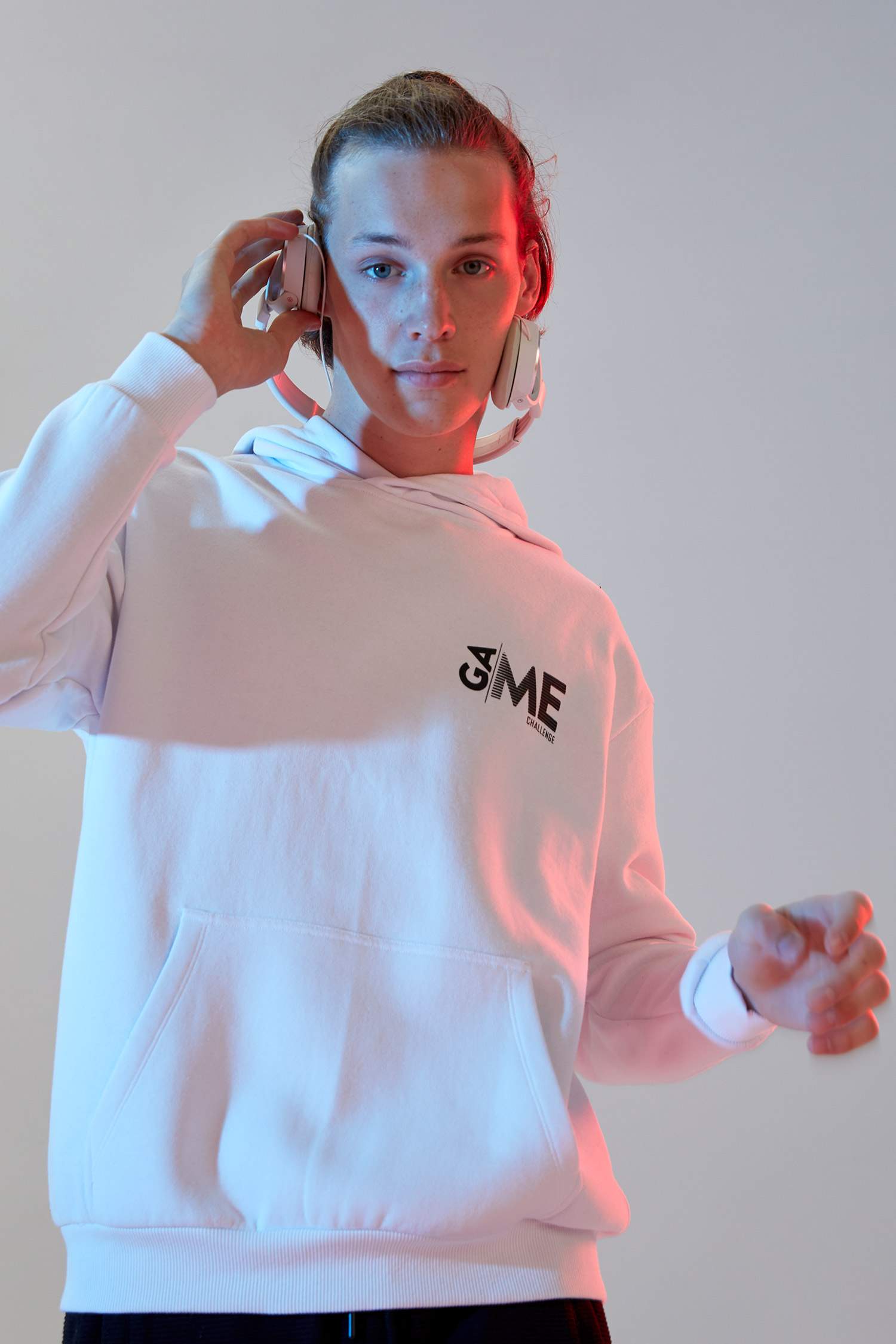 Coool Oversize Fit Sırt Baskılı Kapşüsonlu İçi Yumuşak Tüylü Pamuklu Sweatshirt