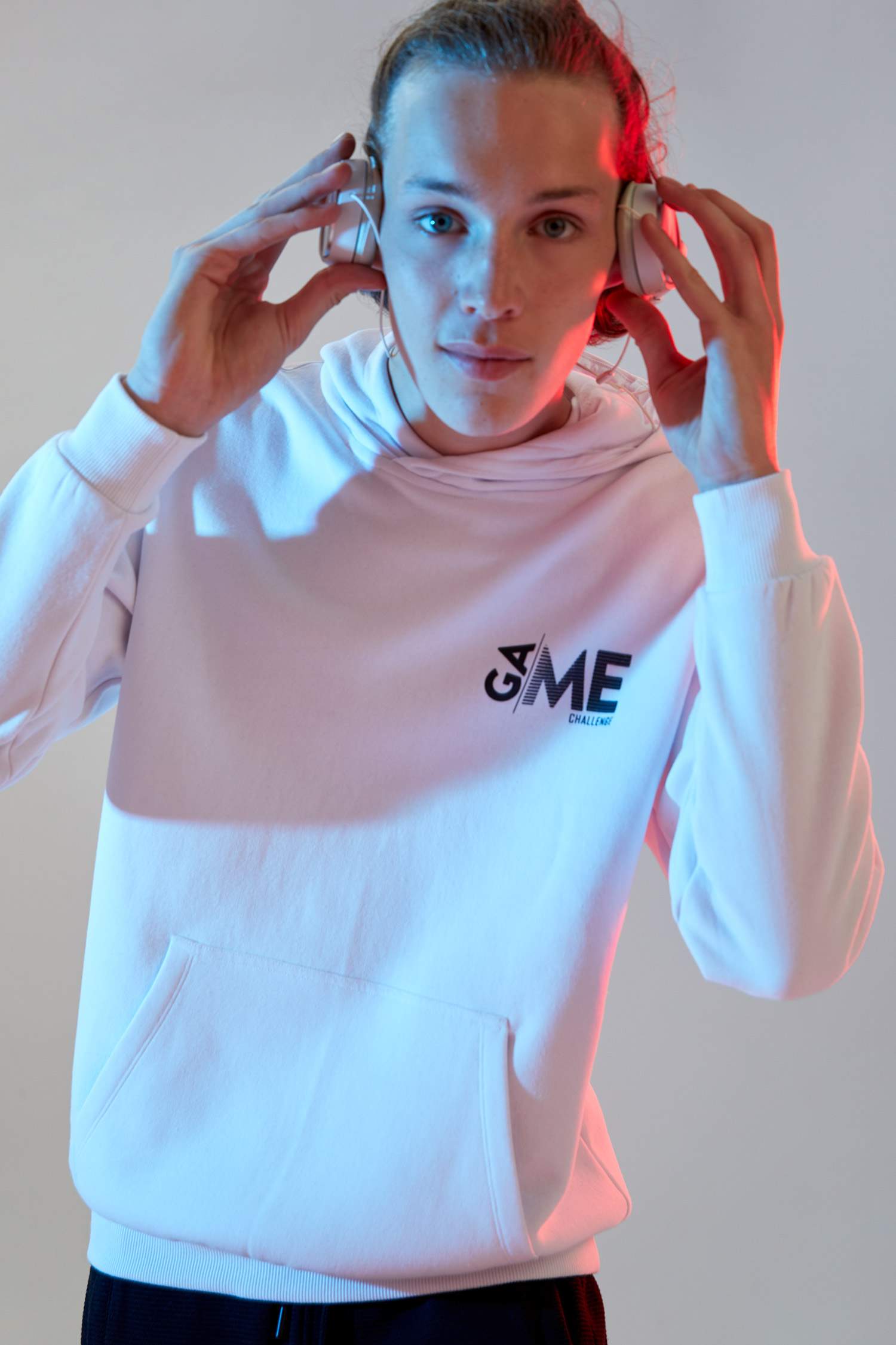 Coool Oversize Fit Sırt Baskılı Kapşüsonlu İçi Yumuşak Tüylü Pamuklu Sweatshirt