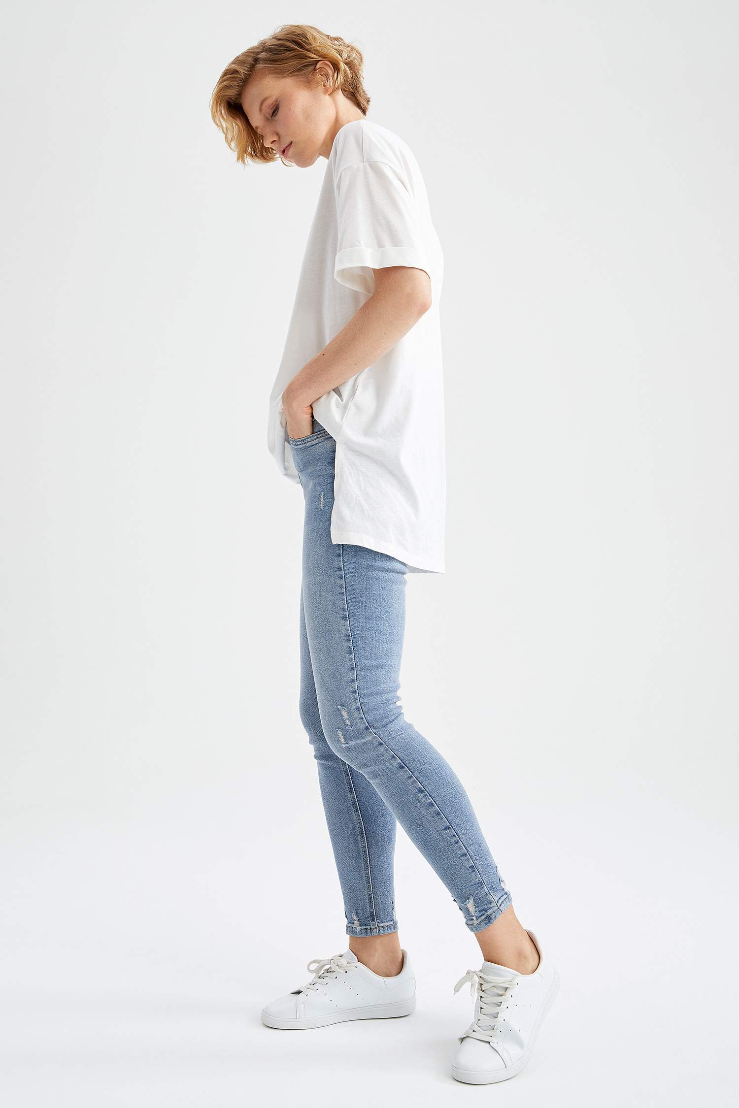 Anna Vintage Skinny Fit Jean Pantolon