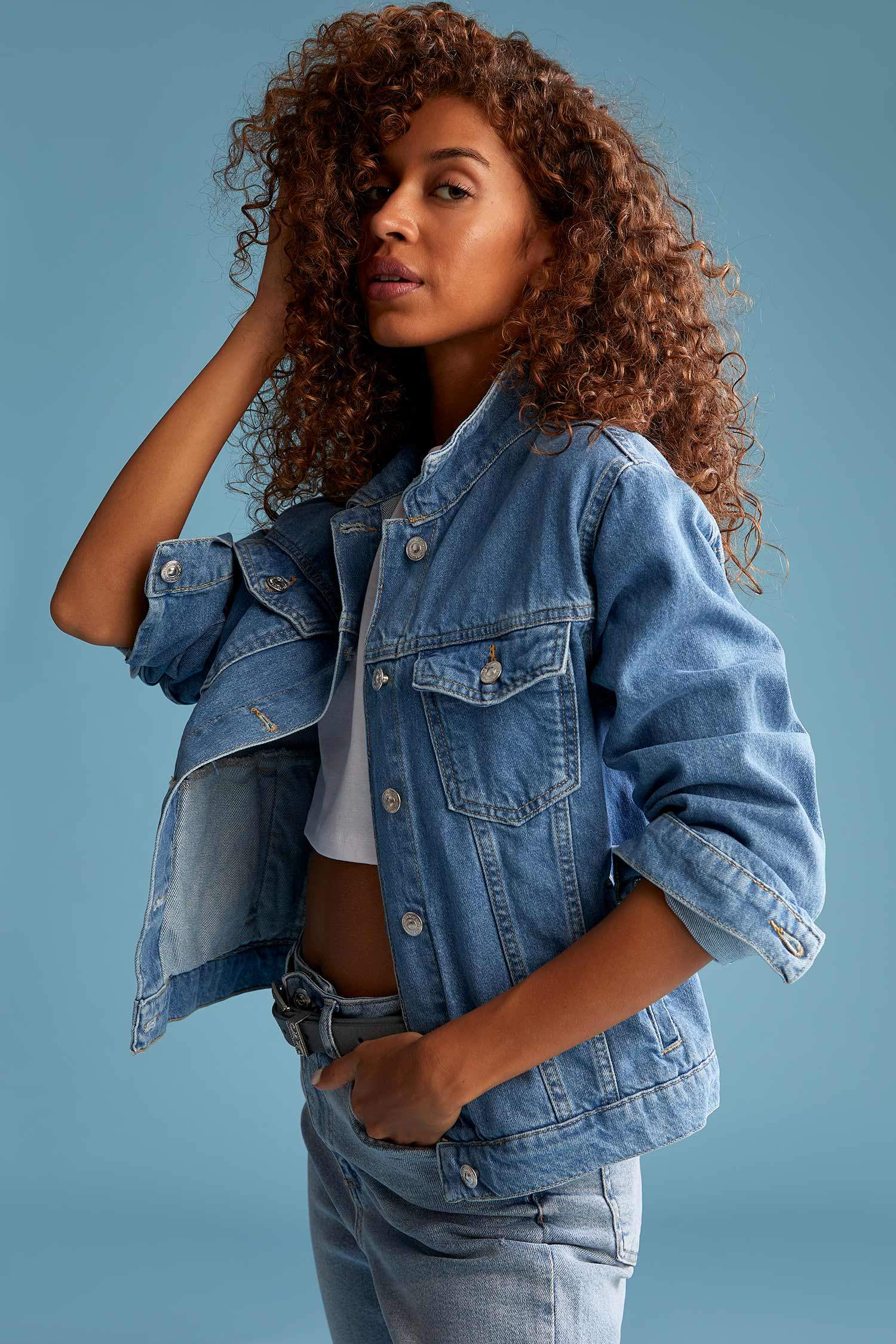 Basic Regular Fit Jean Ceket