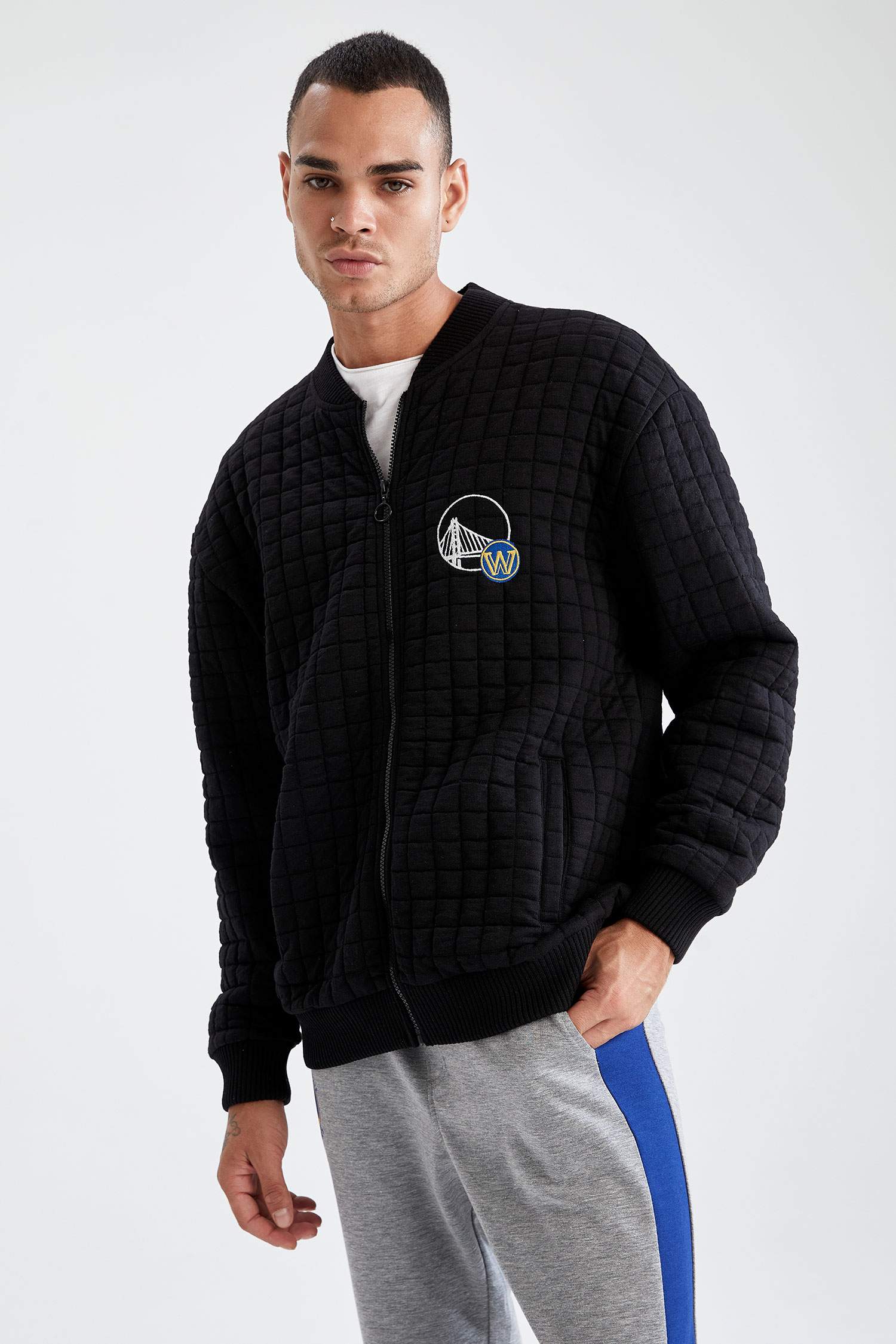 Golden State Warriors Lisanslı Oversize Fit Sırt Baskılı Sweatshirt