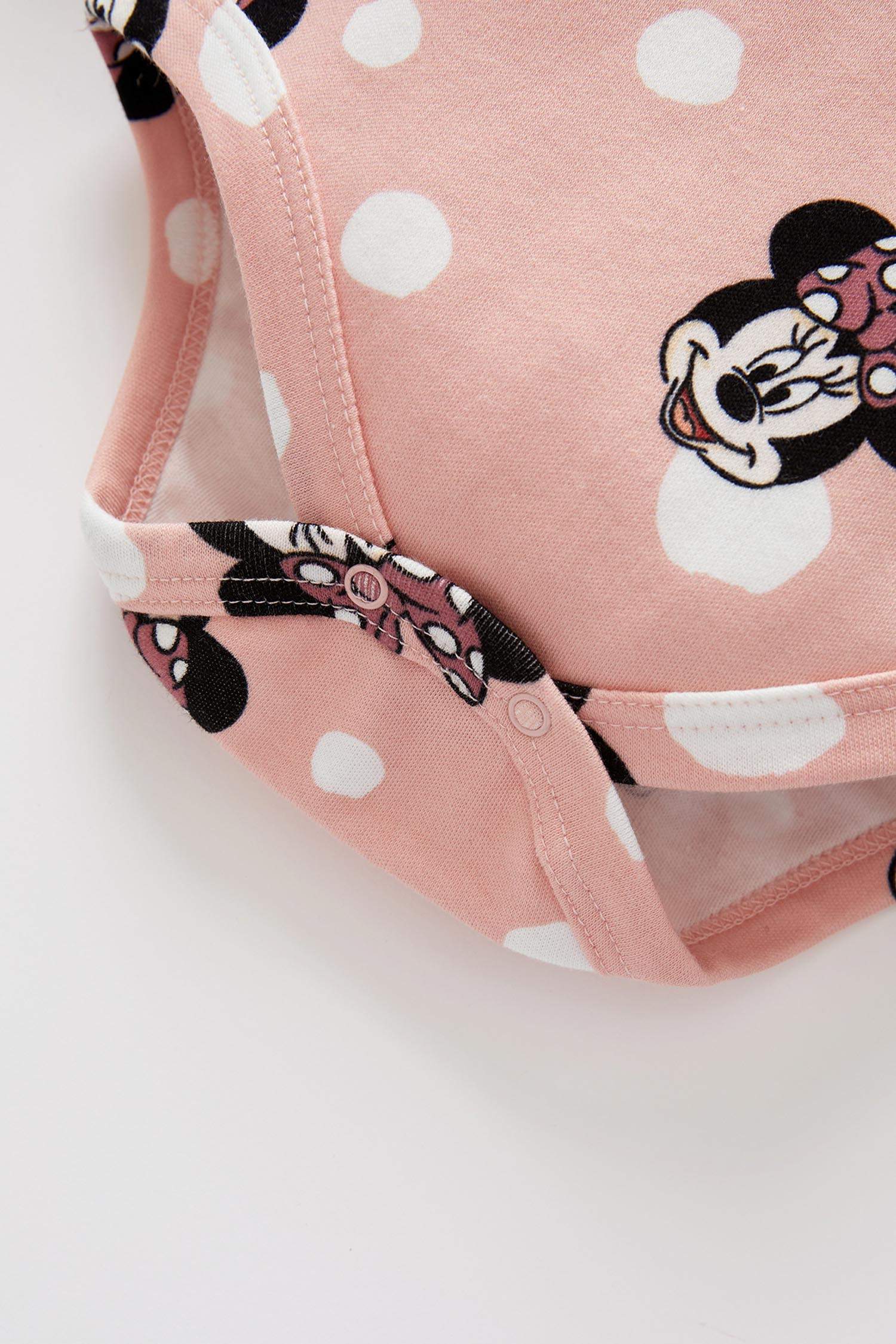 Kız Bebek Minnie Mouse Lisanslı Yeni Doğan 3'lü Takım