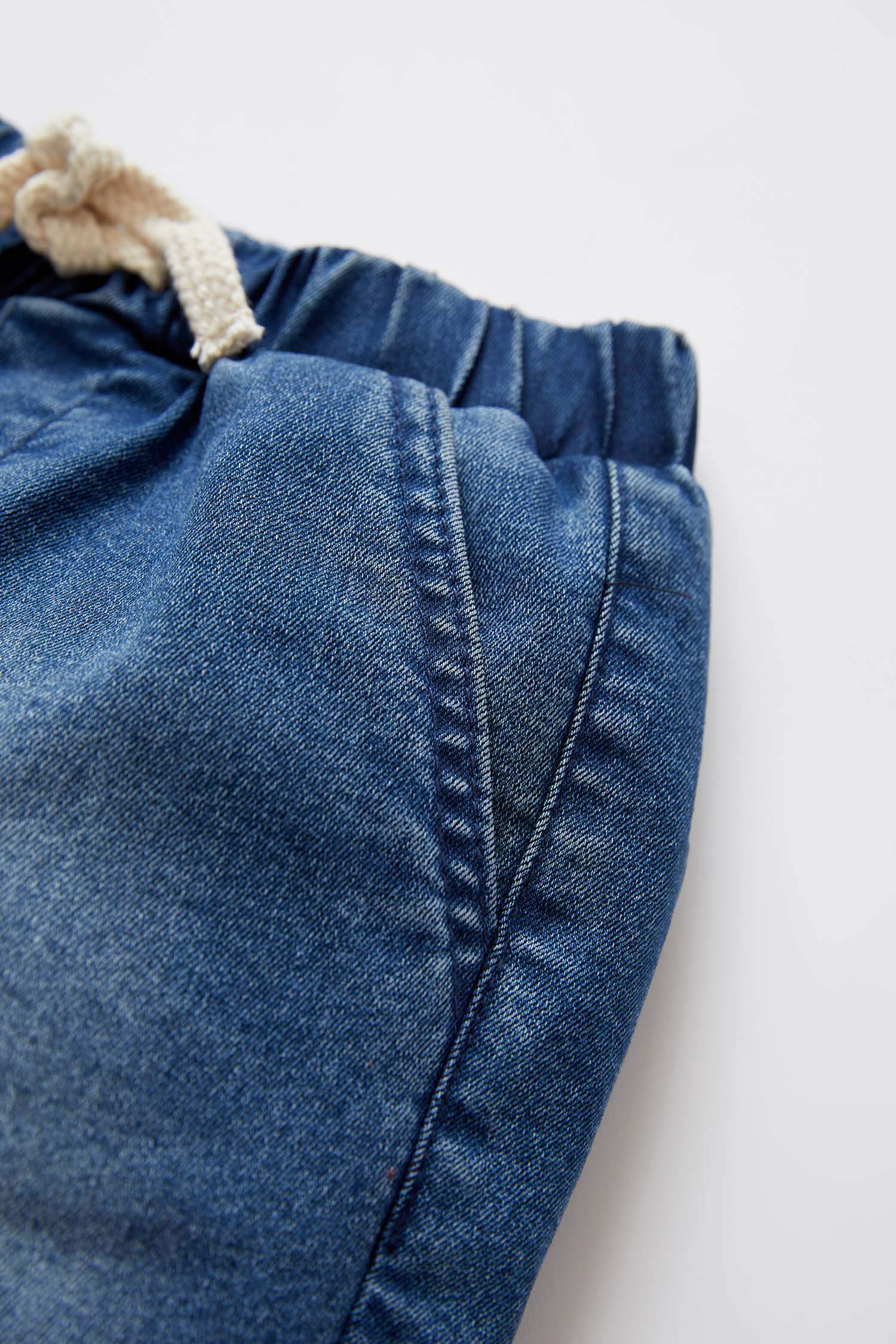Erkek Bebek Esnek Belli Jean Pantolon