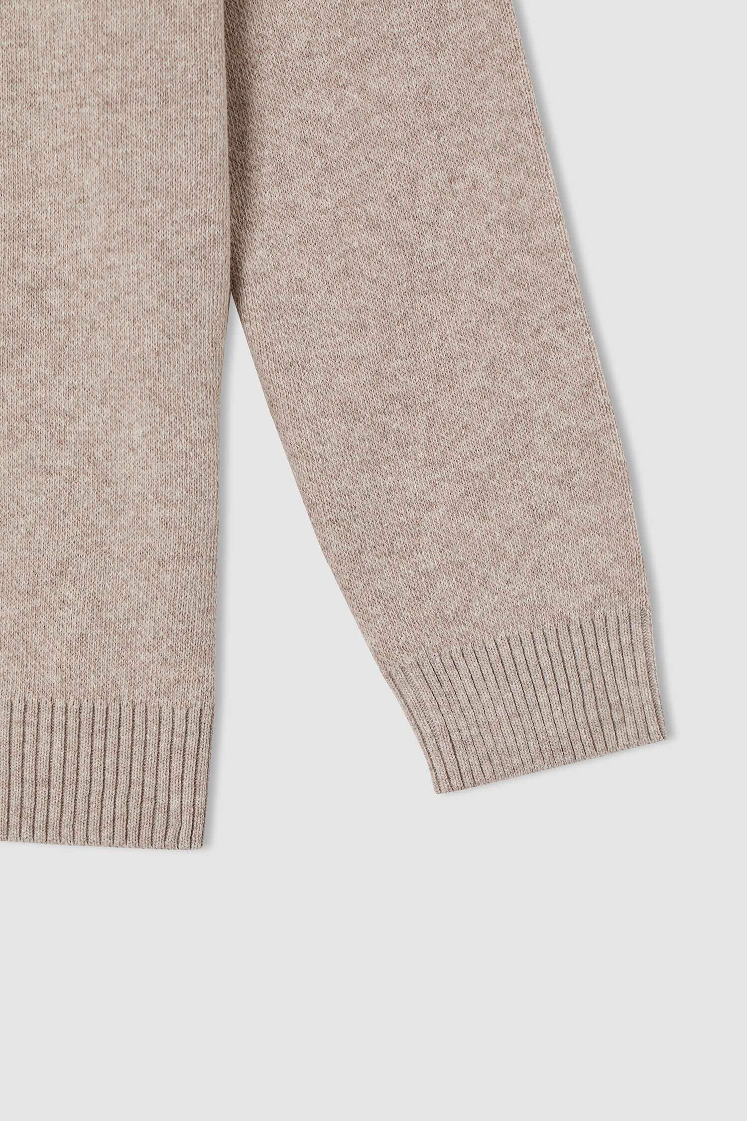 Erkek Çocuk Regular Fit Bisiklet Yaka Triko Kazak