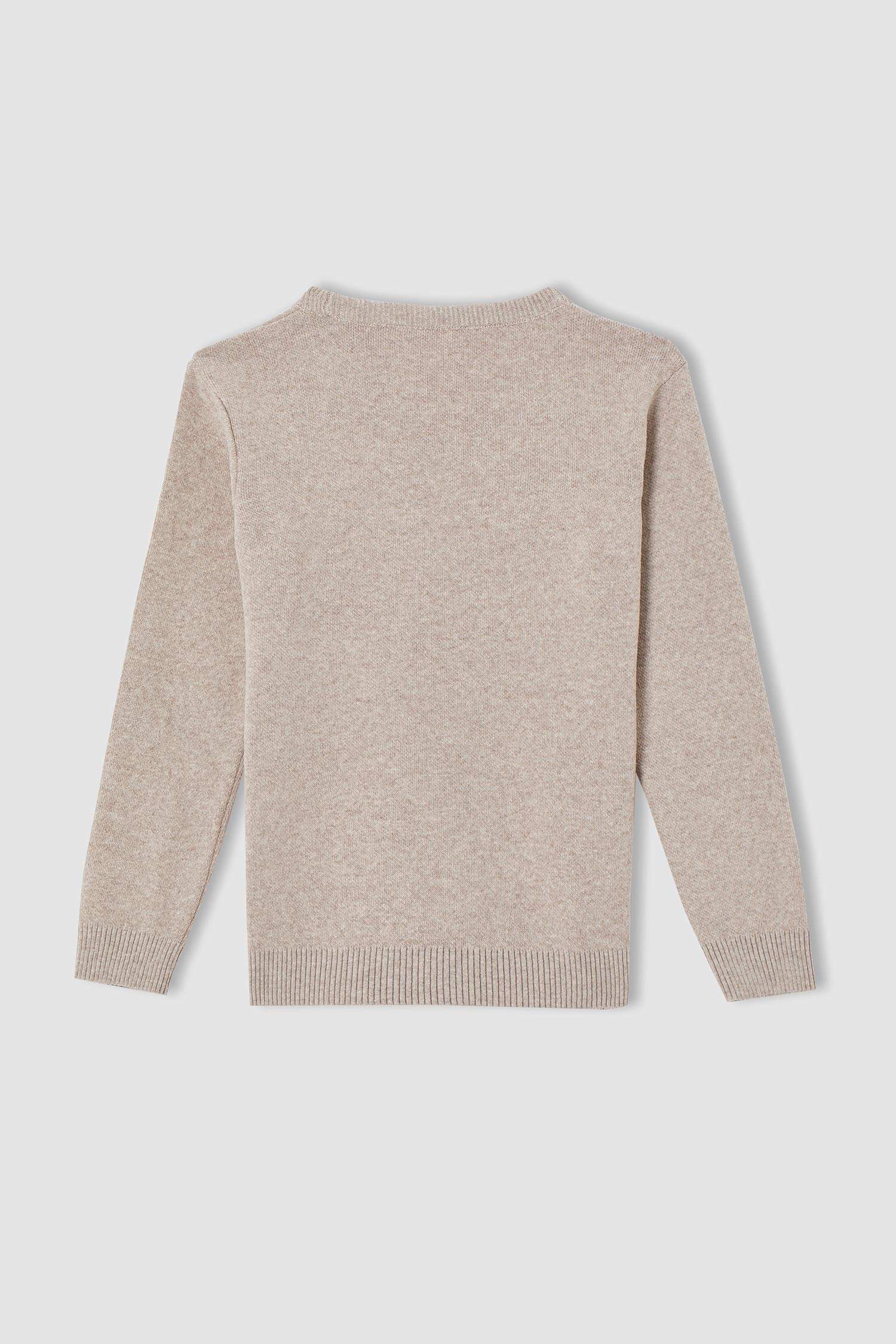 Erkek Çocuk Regular Fit Bisiklet Yaka Triko Kazak