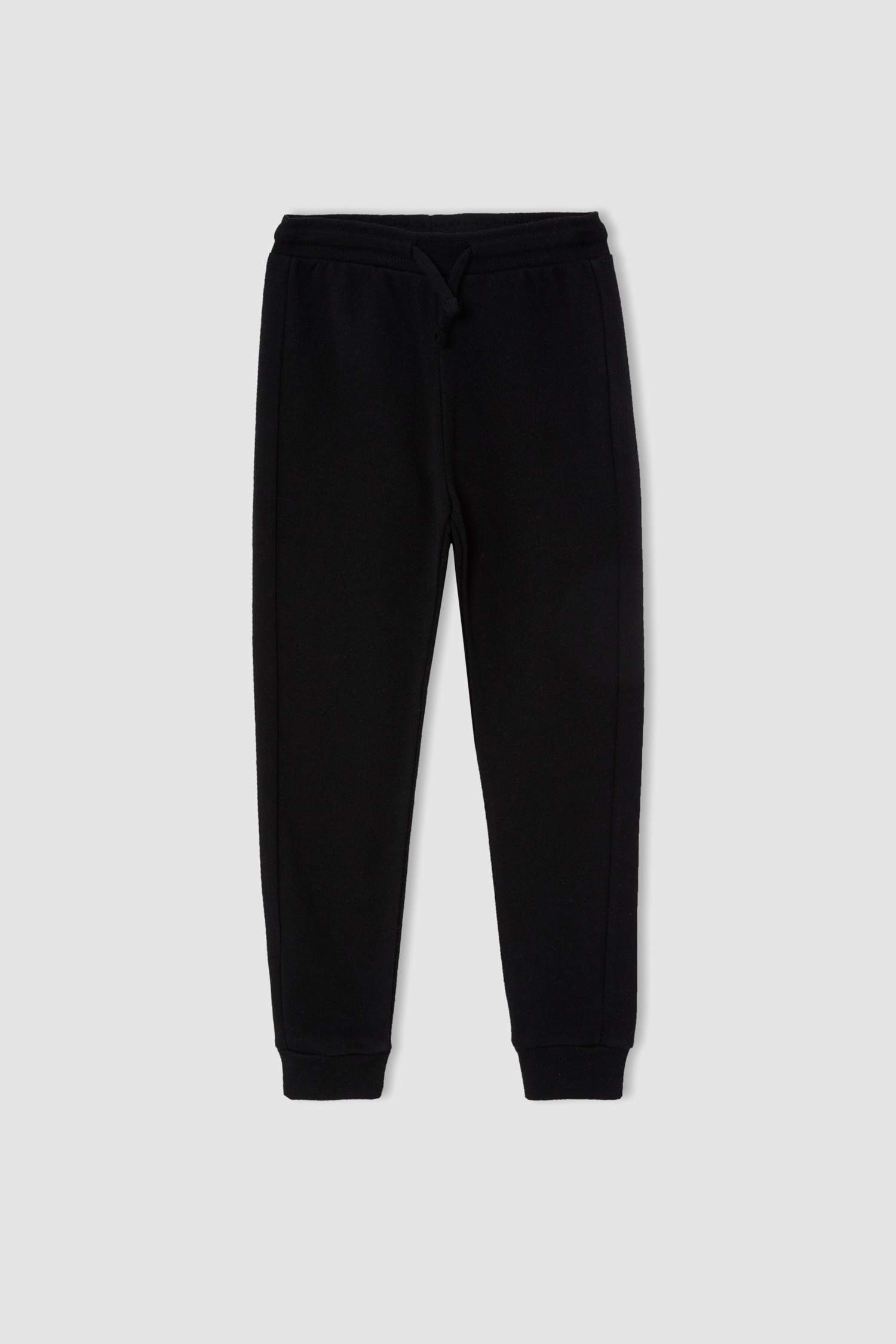 Erkek Çocuk Slogan Baskılı Kapüşonlu Renk Bloklu Pamuklu Uzun Kollu Sweatshirt ve Jogger Eşofman Altı Takımı