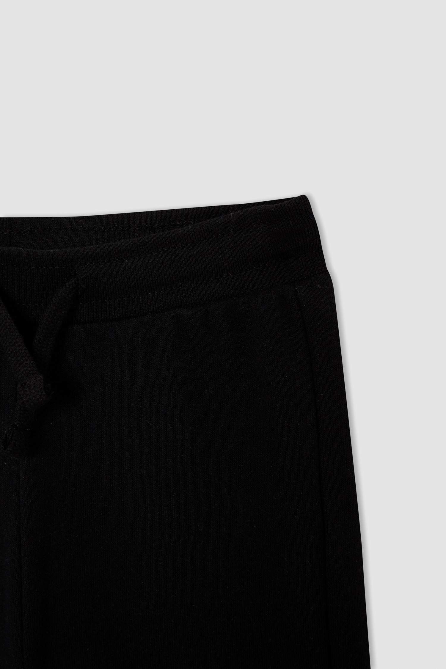 Erkek Çocuk Slogan Baskılı Kapüşonlu Renk Bloklu Pamuklu Uzun Kollu Sweatshirt ve Jogger Eşofman Altı Takımı