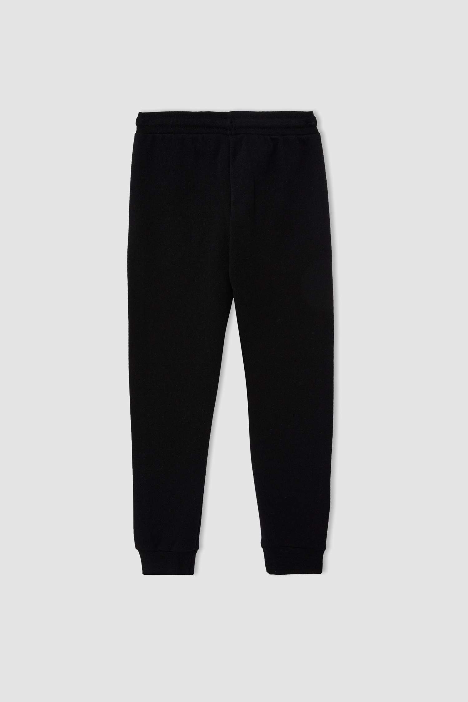 Erkek Çocuk Slogan Baskılı Kapüşonlu Renk Bloklu Pamuklu Uzun Kollu Sweatshirt ve Jogger Eşofman Altı Takımı