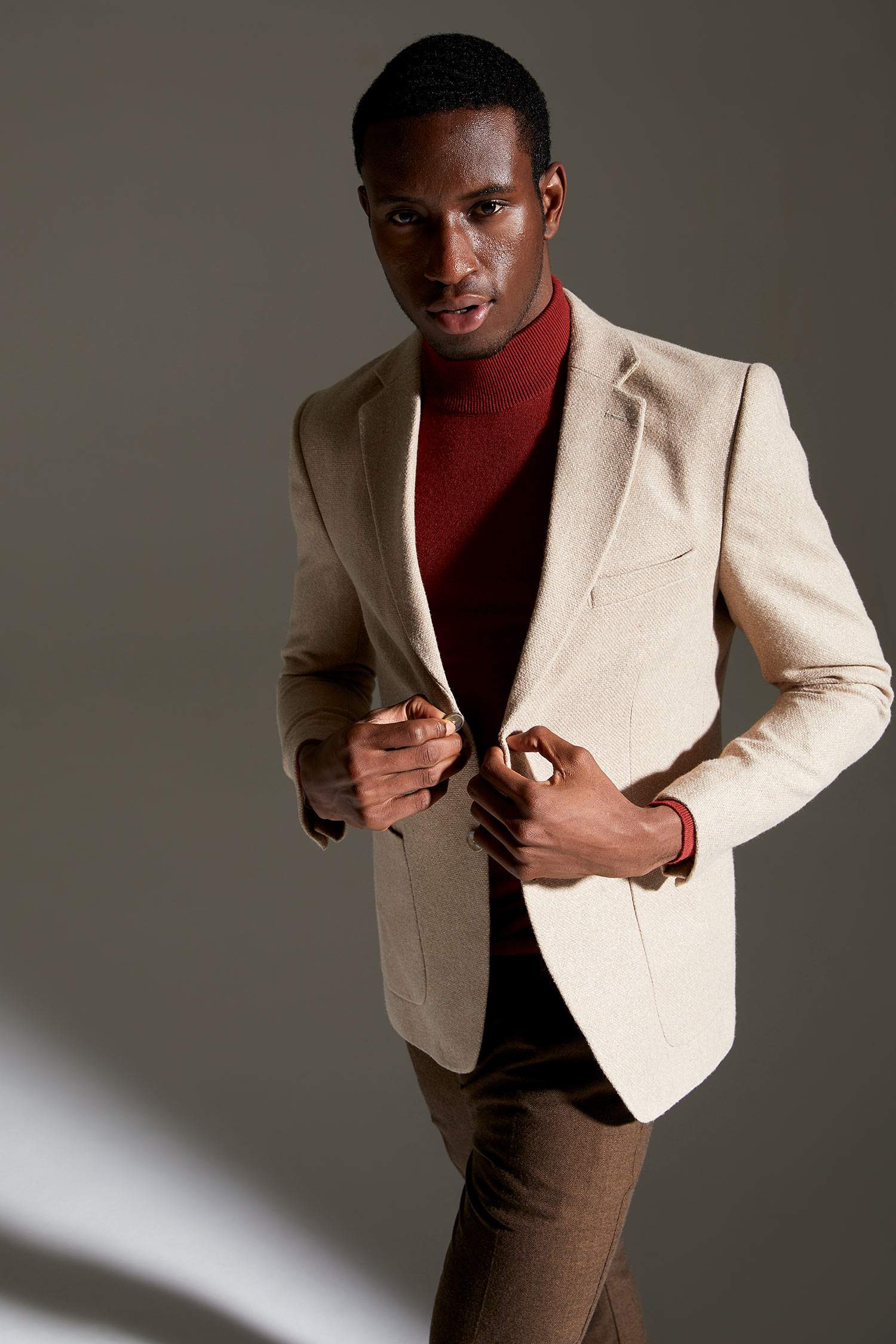 Slim Fit Yarım Astarlı Blazer Ceket