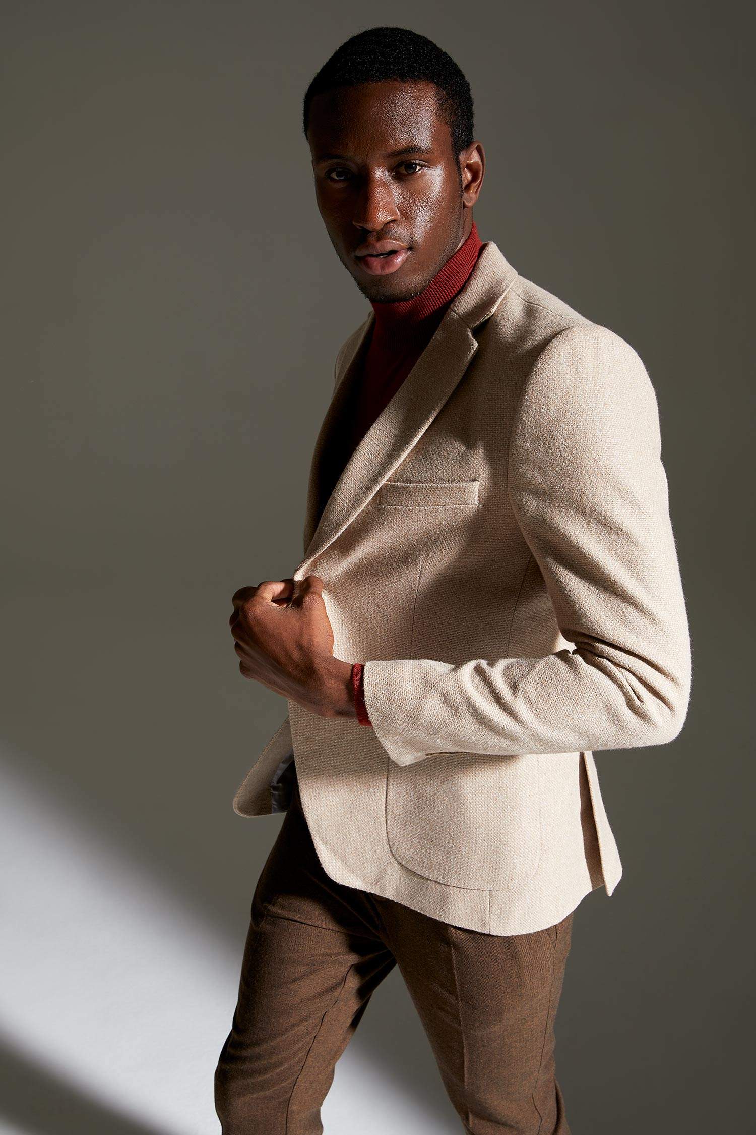 Slim Fit Yarım Astarlı Blazer Ceket