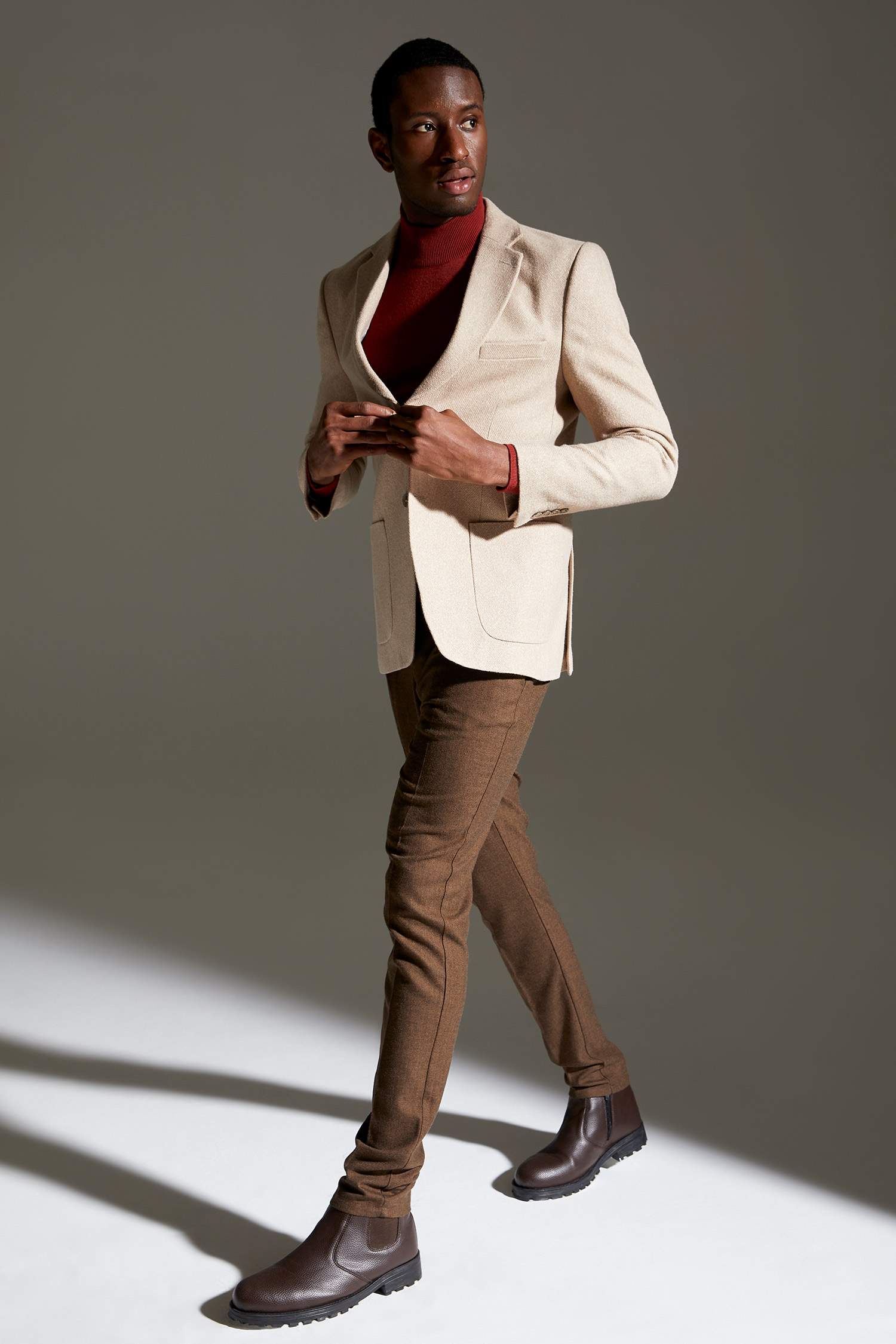 Slim Fit Yarım Astarlı Blazer Ceket