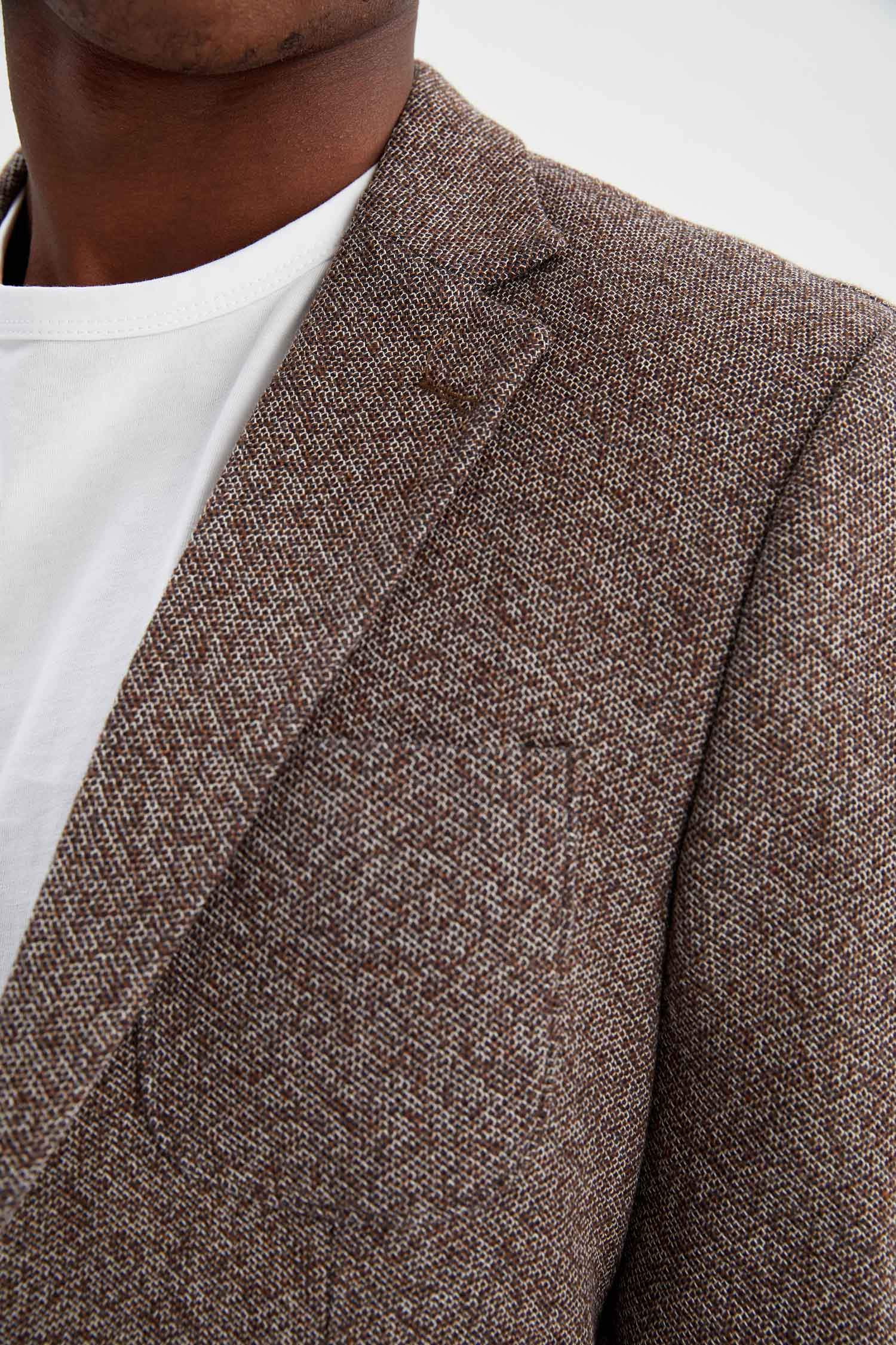Slim Fit Basic Blazer Ceket