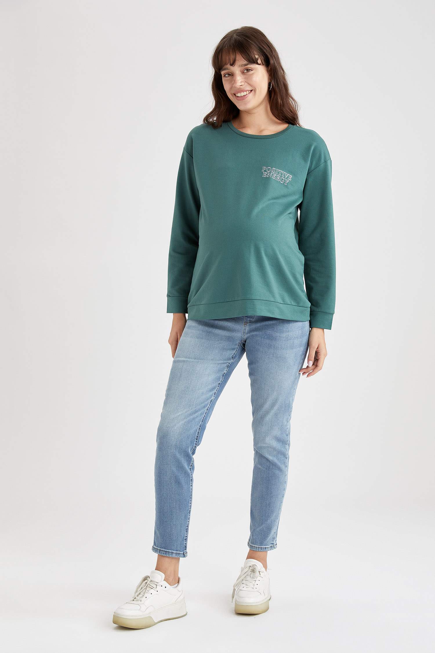 Boyfriend Fit Hamile Jean Pantolon