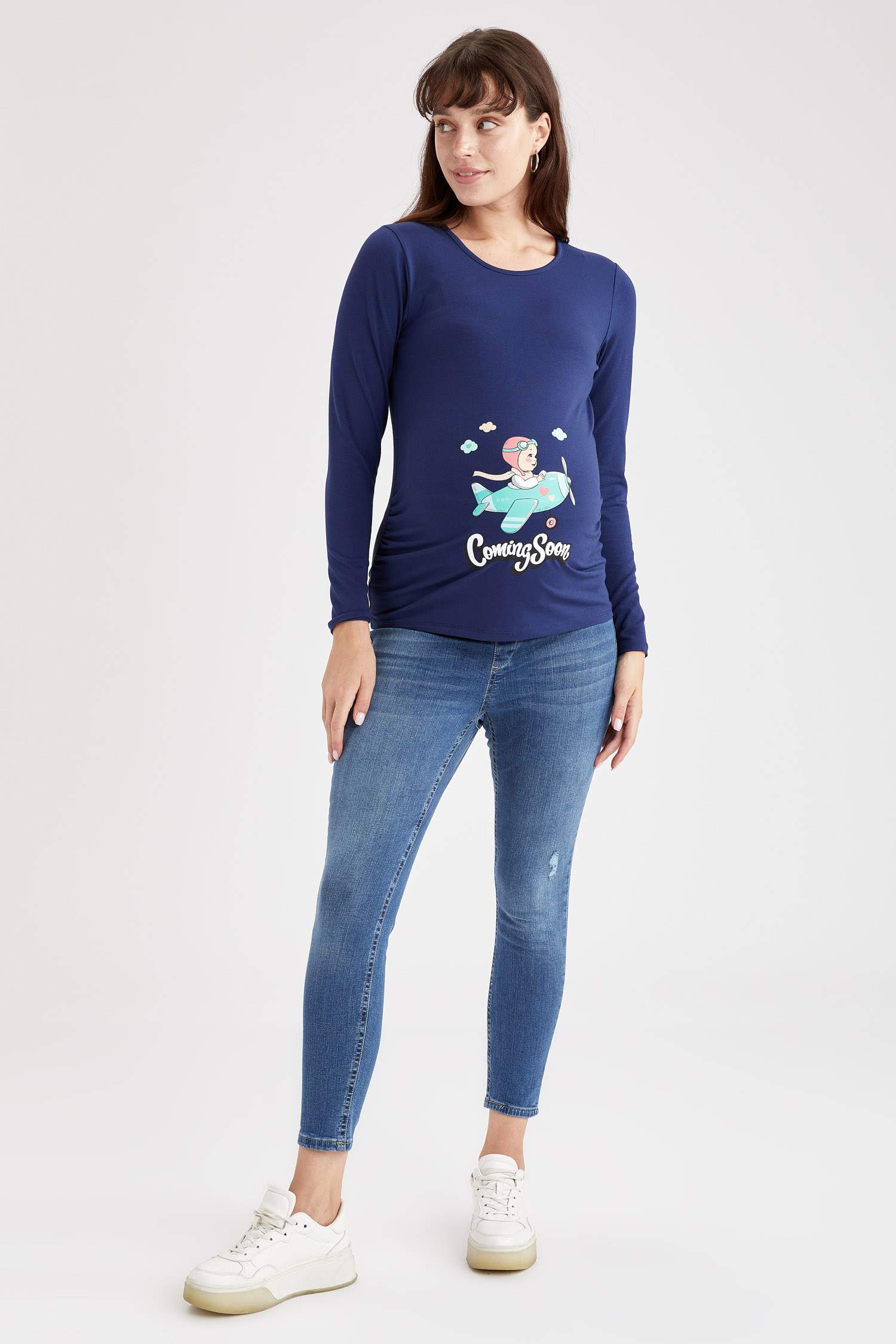 Hamile Skinny Fit Jean Pantolon