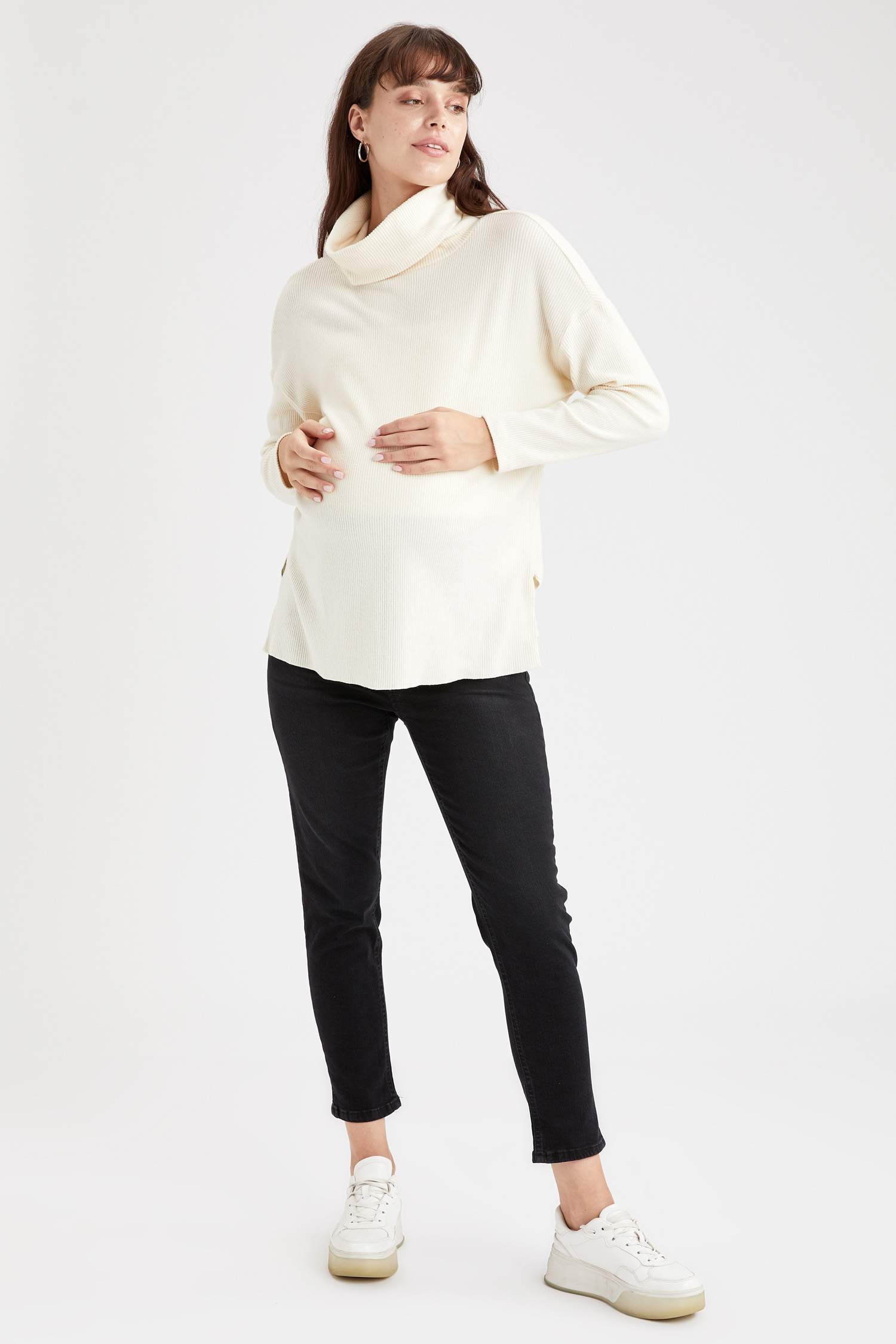 Boyfriend Fit Hamile Jean Pantolon