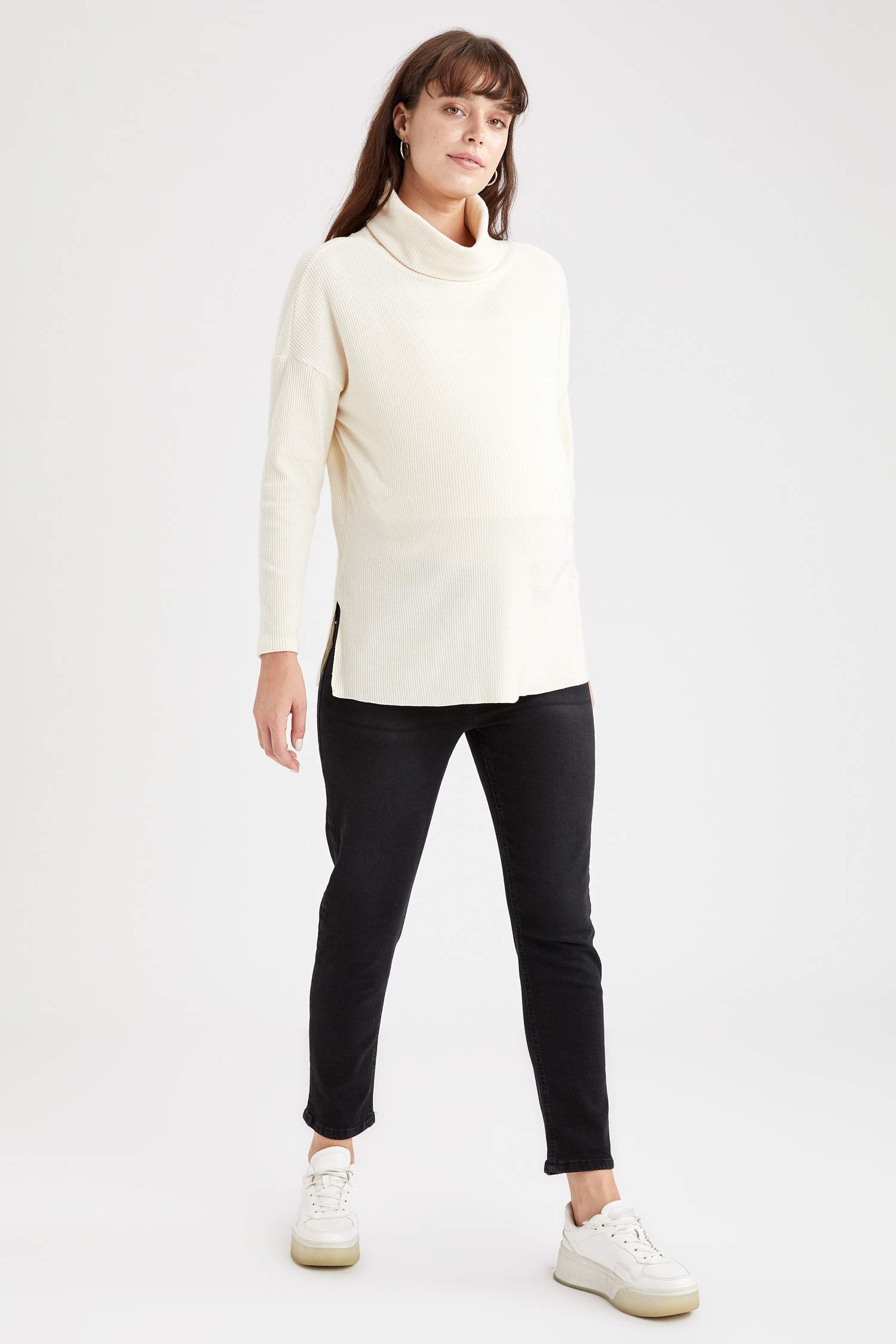 Boyfriend Fit Hamile Jean Pantolon