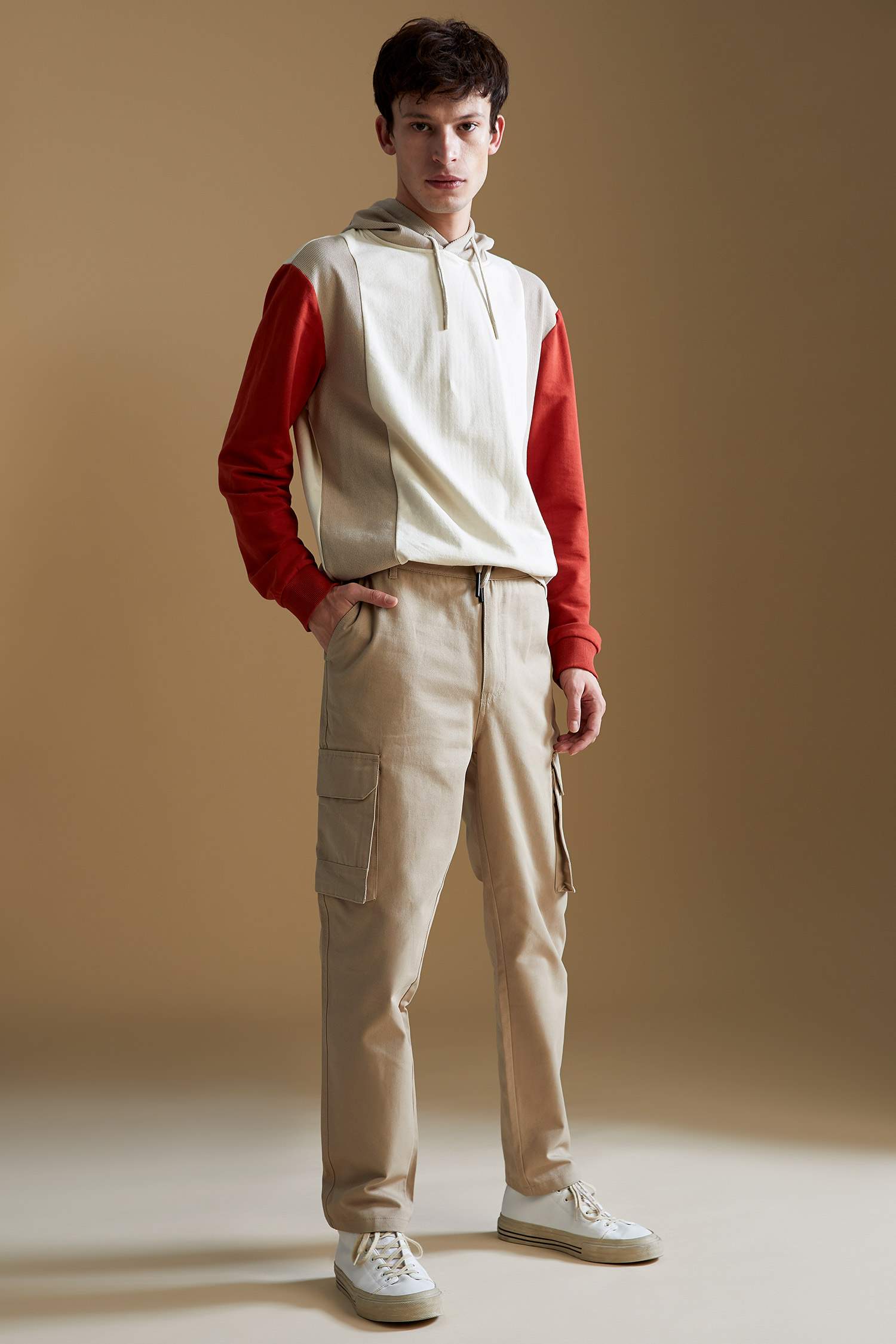 Kargo Jogger Düz Paça Pantolon