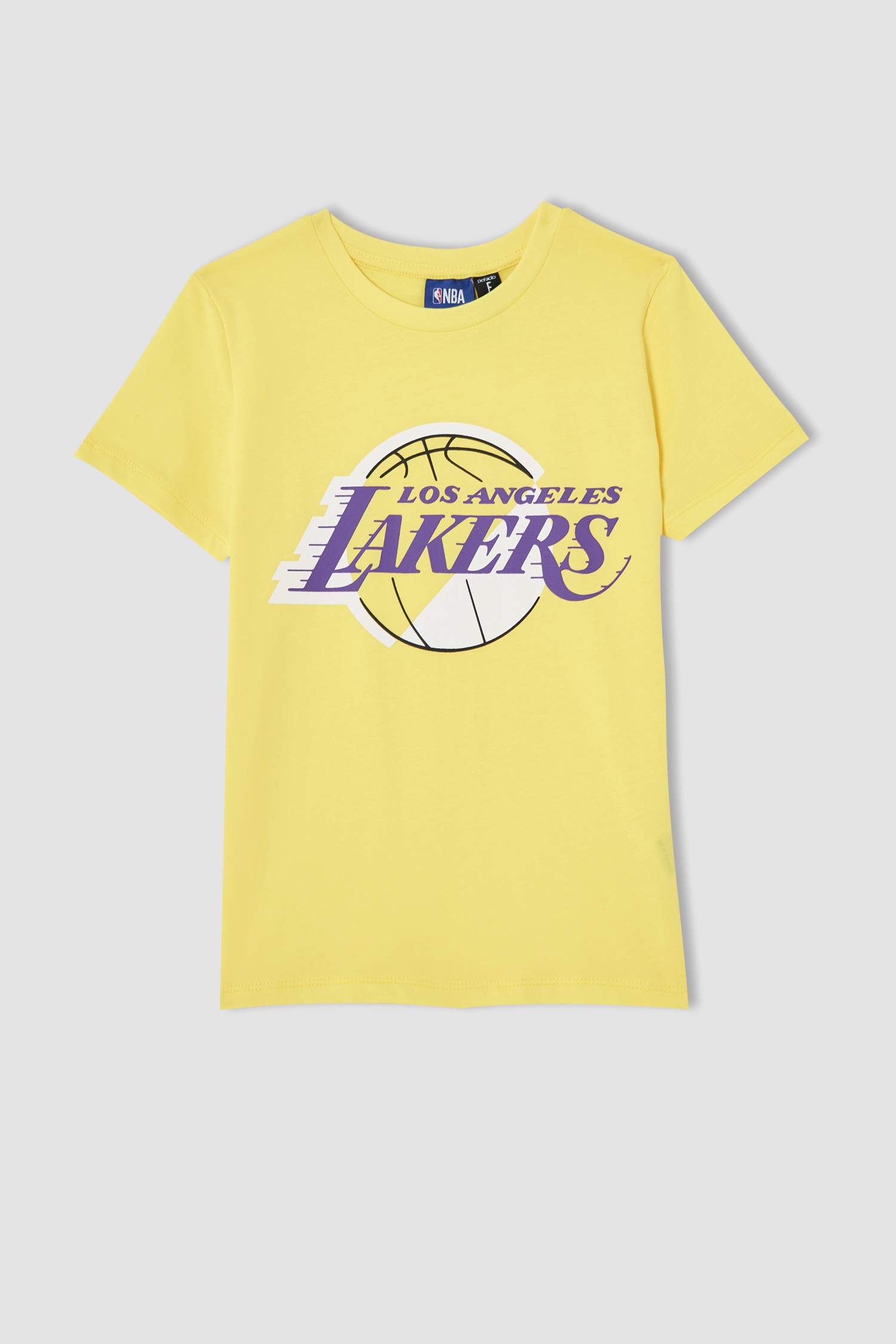 Erkek Çocuk NBA Lisanslı Los Angeles Lakers Baskılı Kısa Kollu Tişört