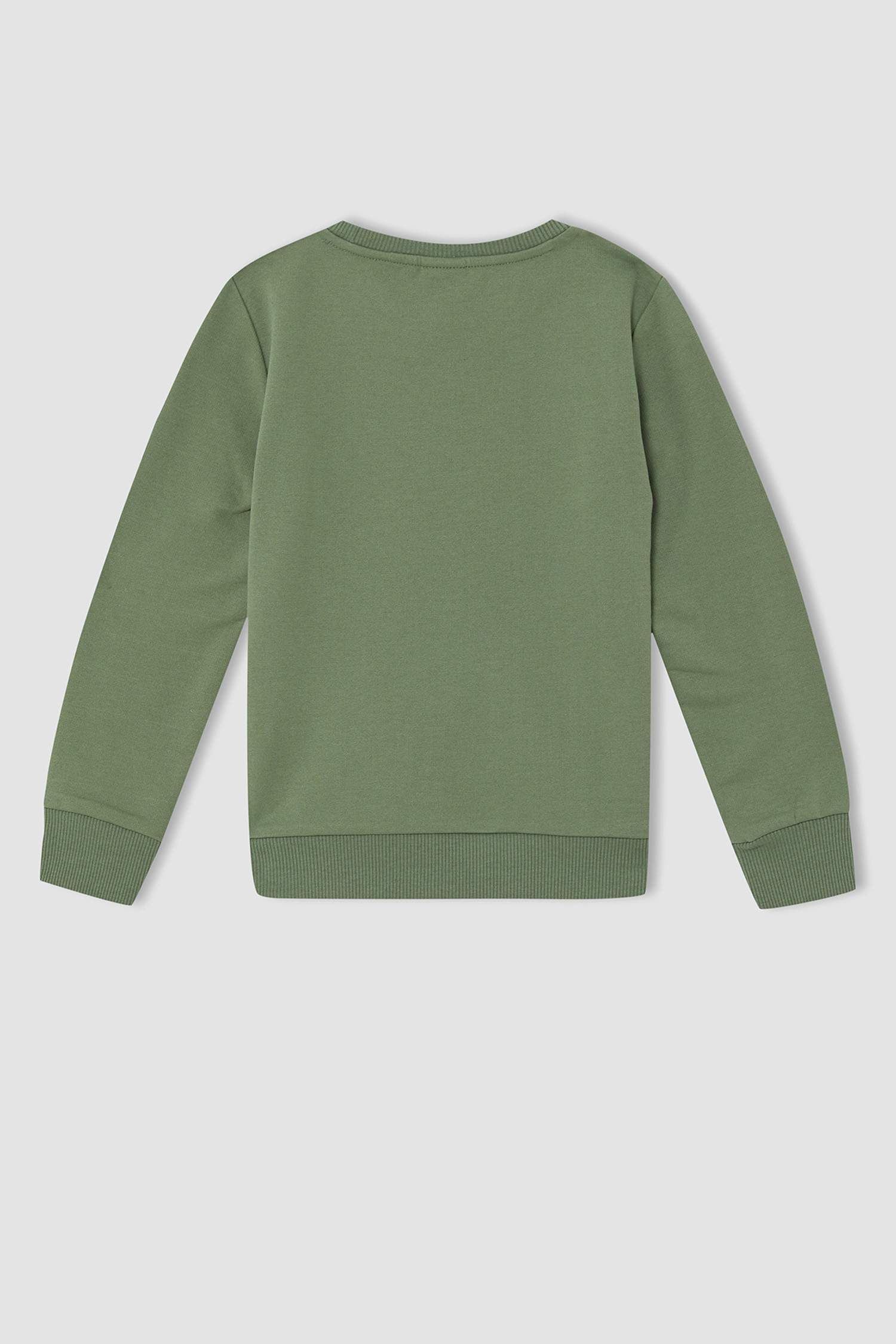 Erkek Çocuk Regular Fit Bisiklet Yaka İçi Yumuşak Tüylü 2'li Sweatshirt