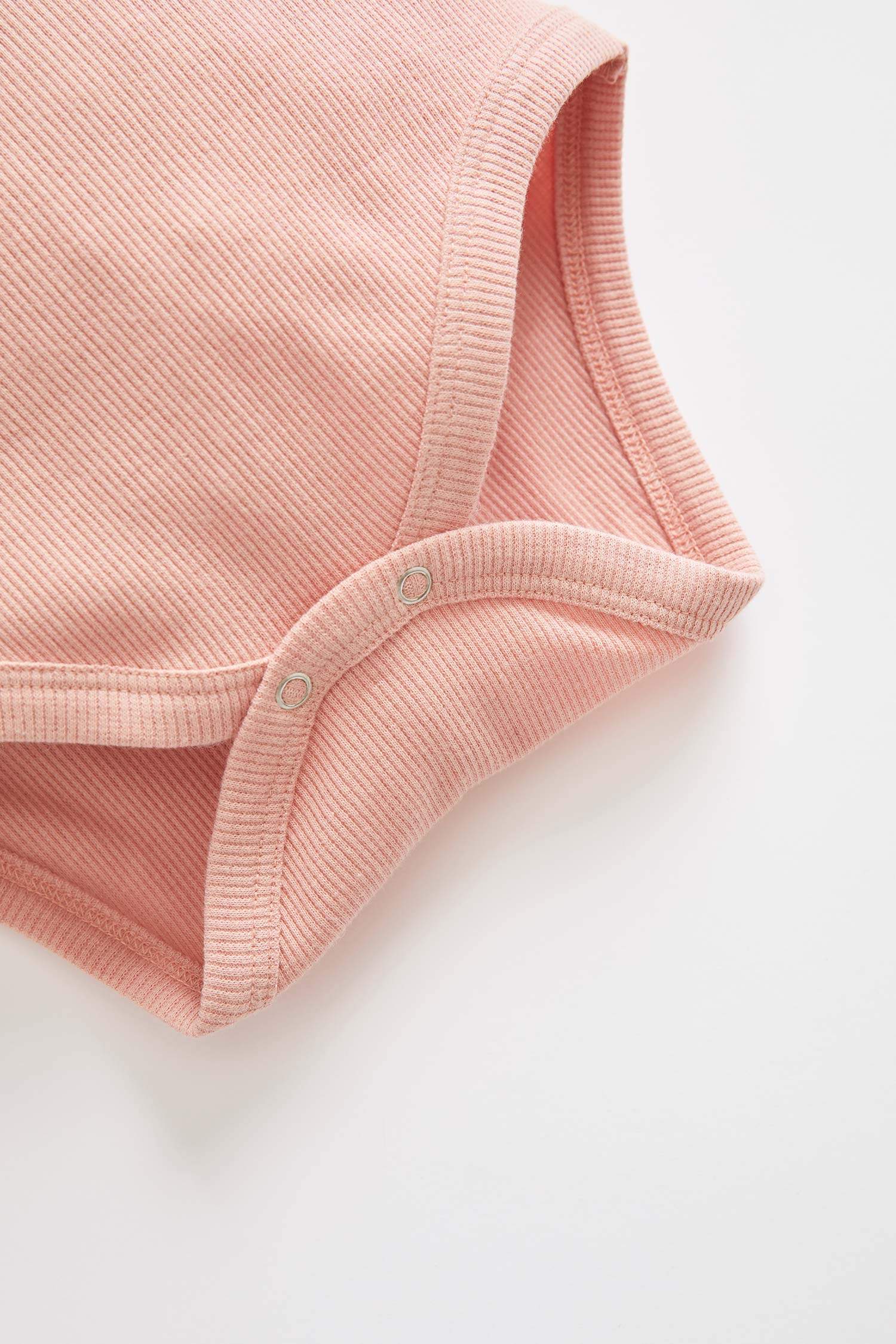 Kız Bebek Uzun Kollu Basic Pamuklu Çıtçıtlı Body