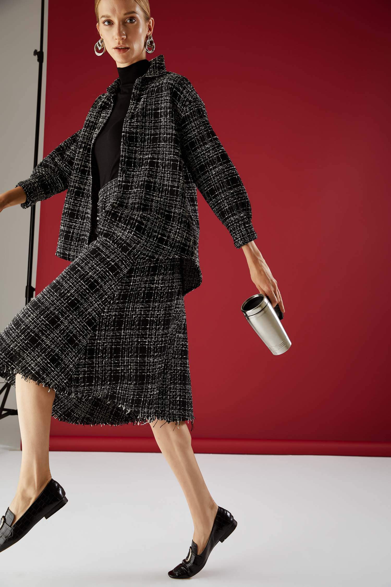 A Kesim Regular Fit Flanel Etek