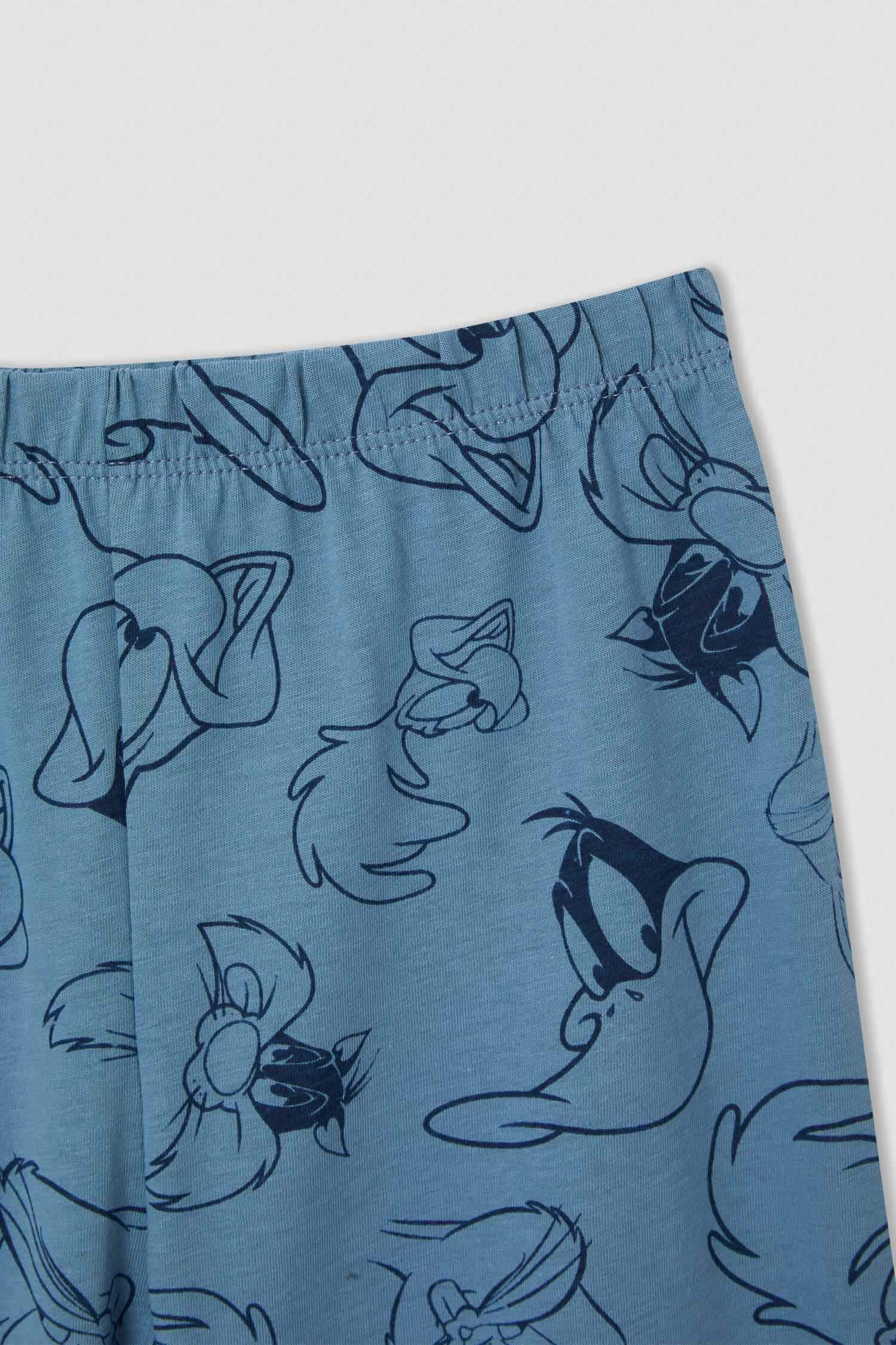 Erkek Çocuk Looney Tunes Lisanslı Uzun Kollu Pijama Takımı