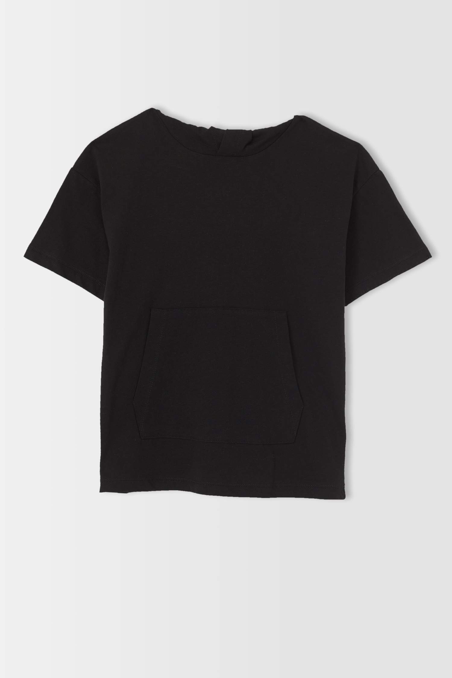 Erkek Çocuk Oversize Fit Kapüşonlu Kısa Kollu Tişört