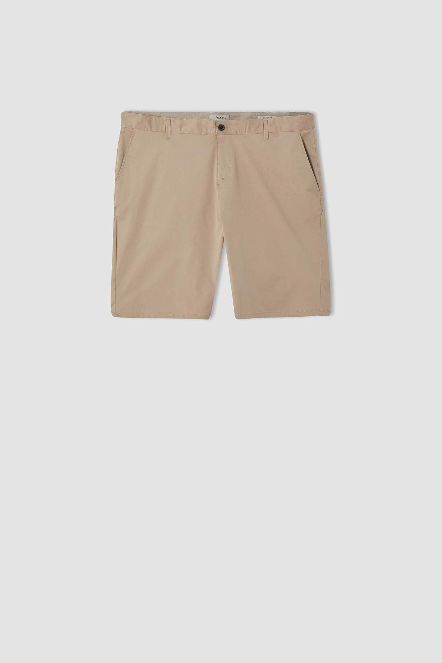 Büyük Beden Regular Fit Basic Bermuda Şort