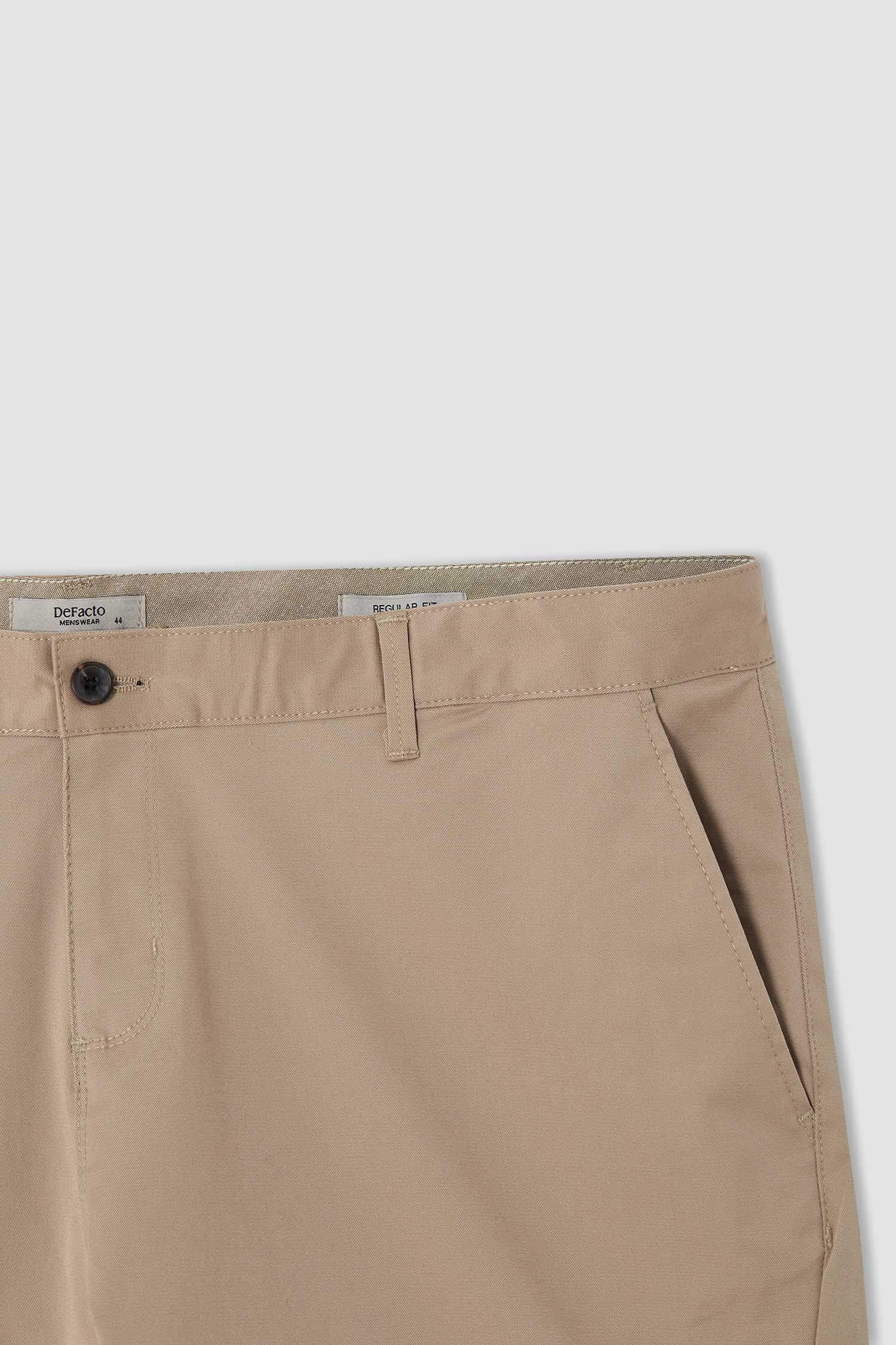 Büyük Beden Regular Fit Basic Bermuda Şort