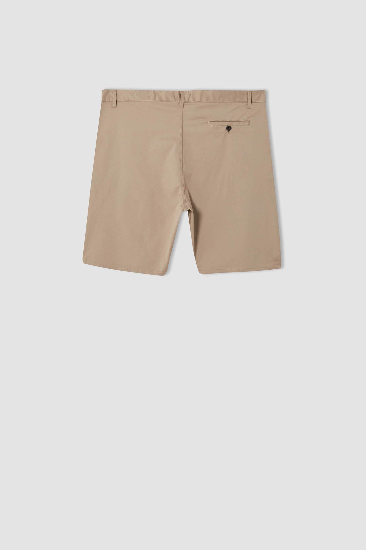 Büyük Beden Regular Fit Basic Bermuda Şort