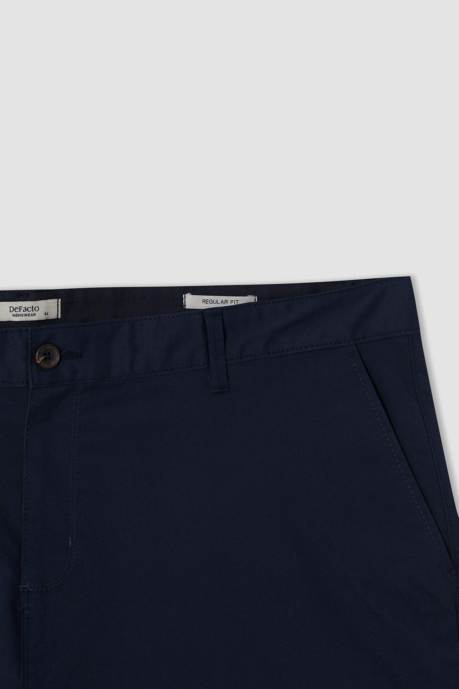 Büyük Beden Regular Fit Basic Bermuda Şort