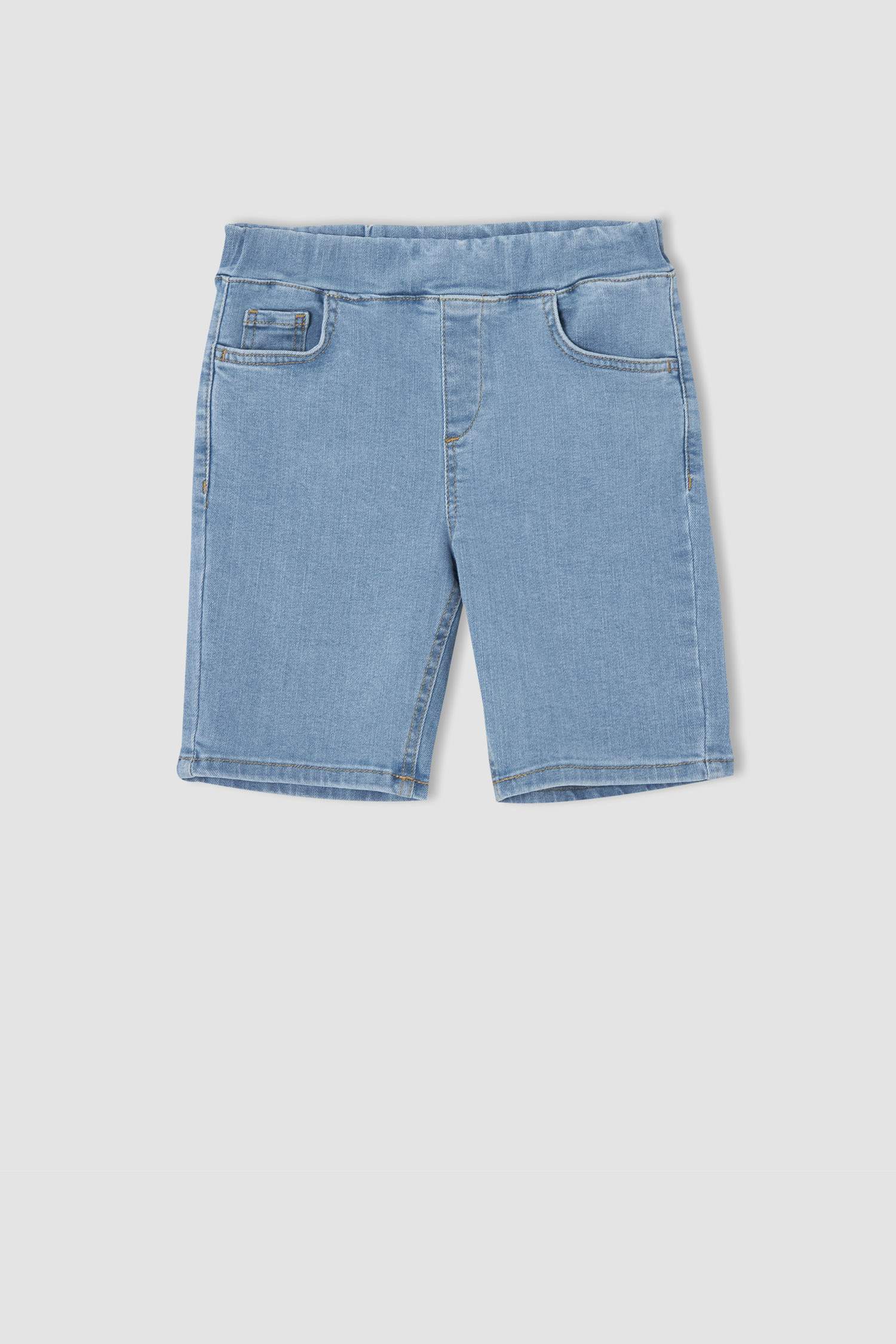 Erkek Çocuk Jogger Jean Bermuda Şort