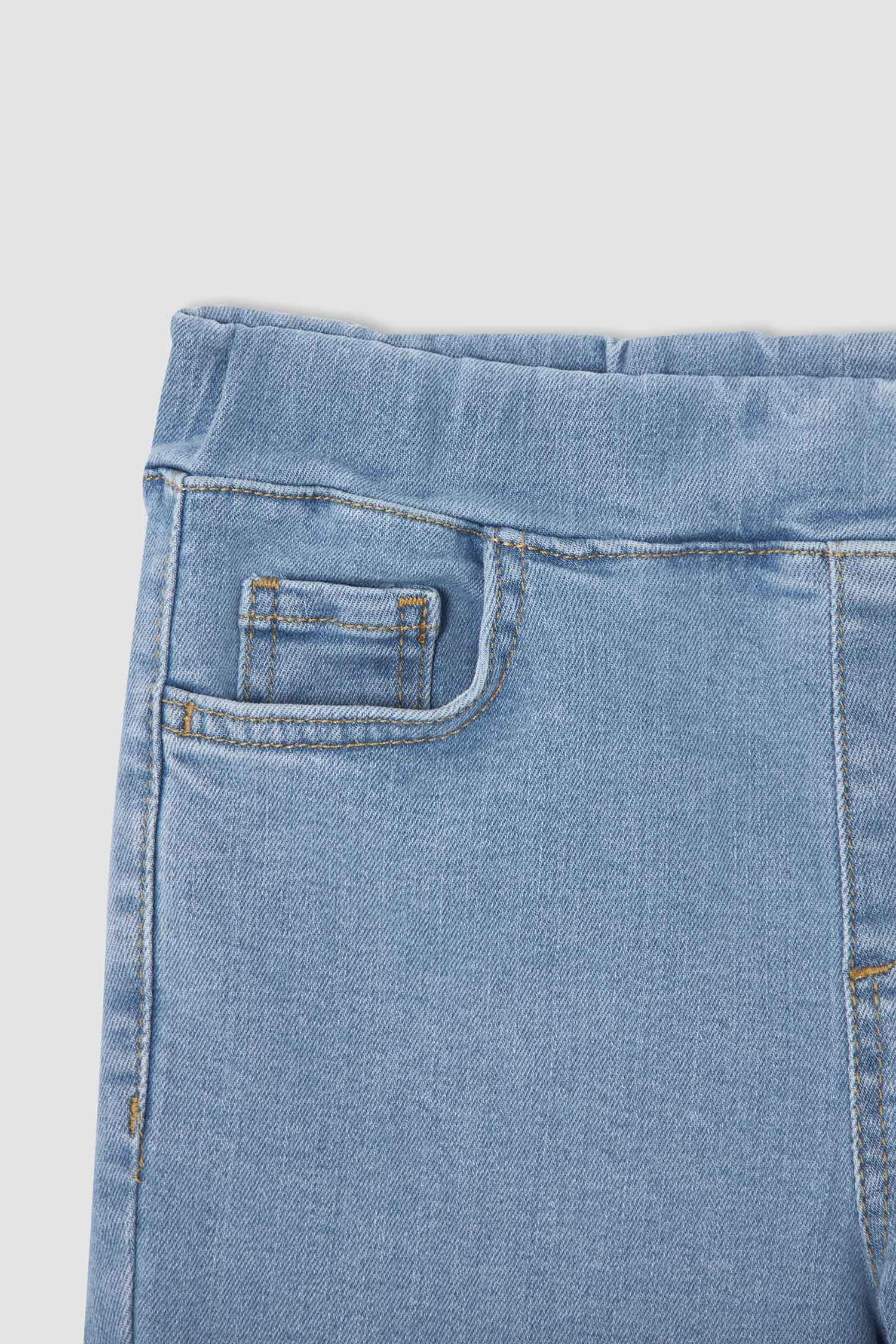 Erkek Çocuk Jogger Jean Bermuda Şort