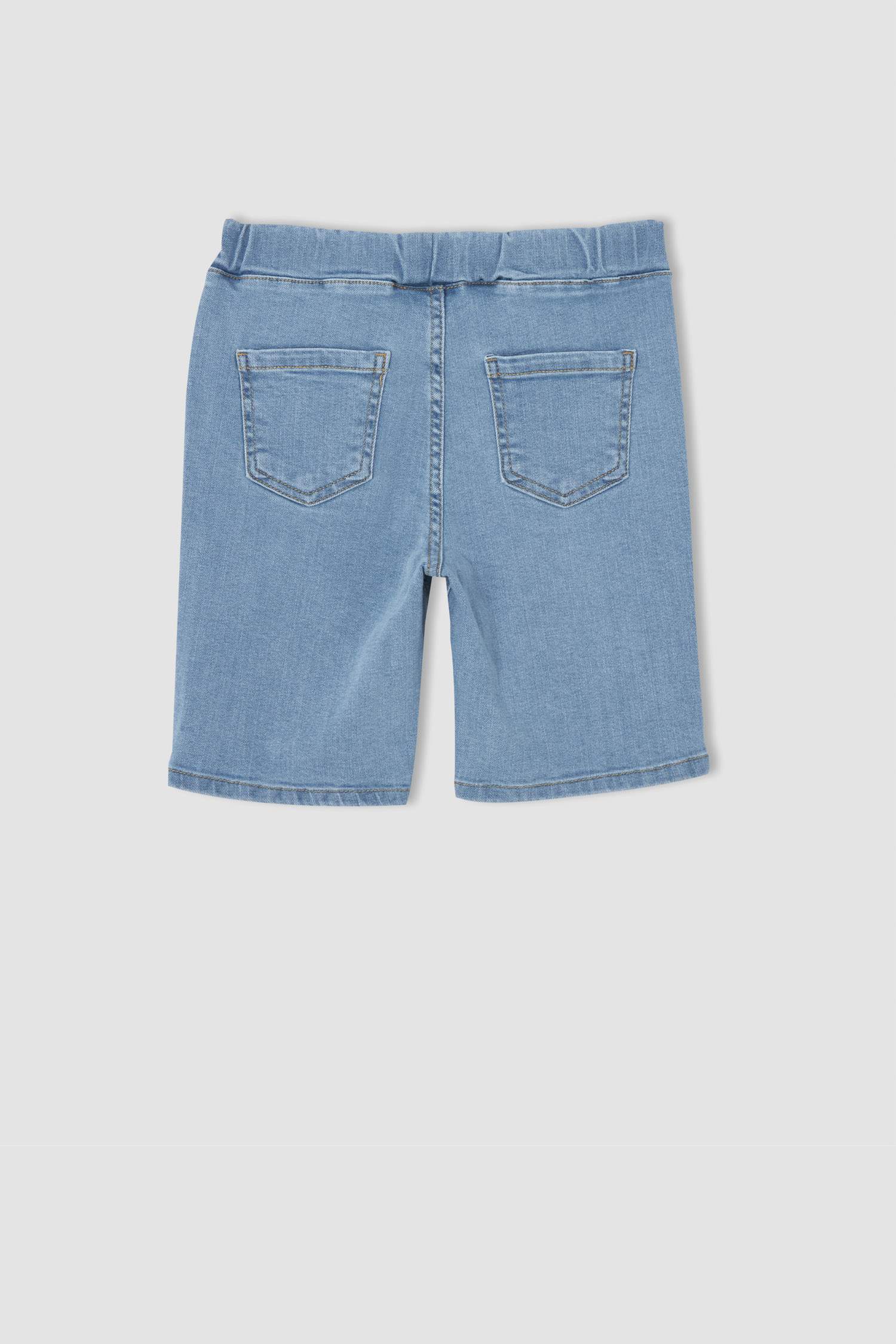 Erkek Çocuk Jogger Jean Bermuda Şort