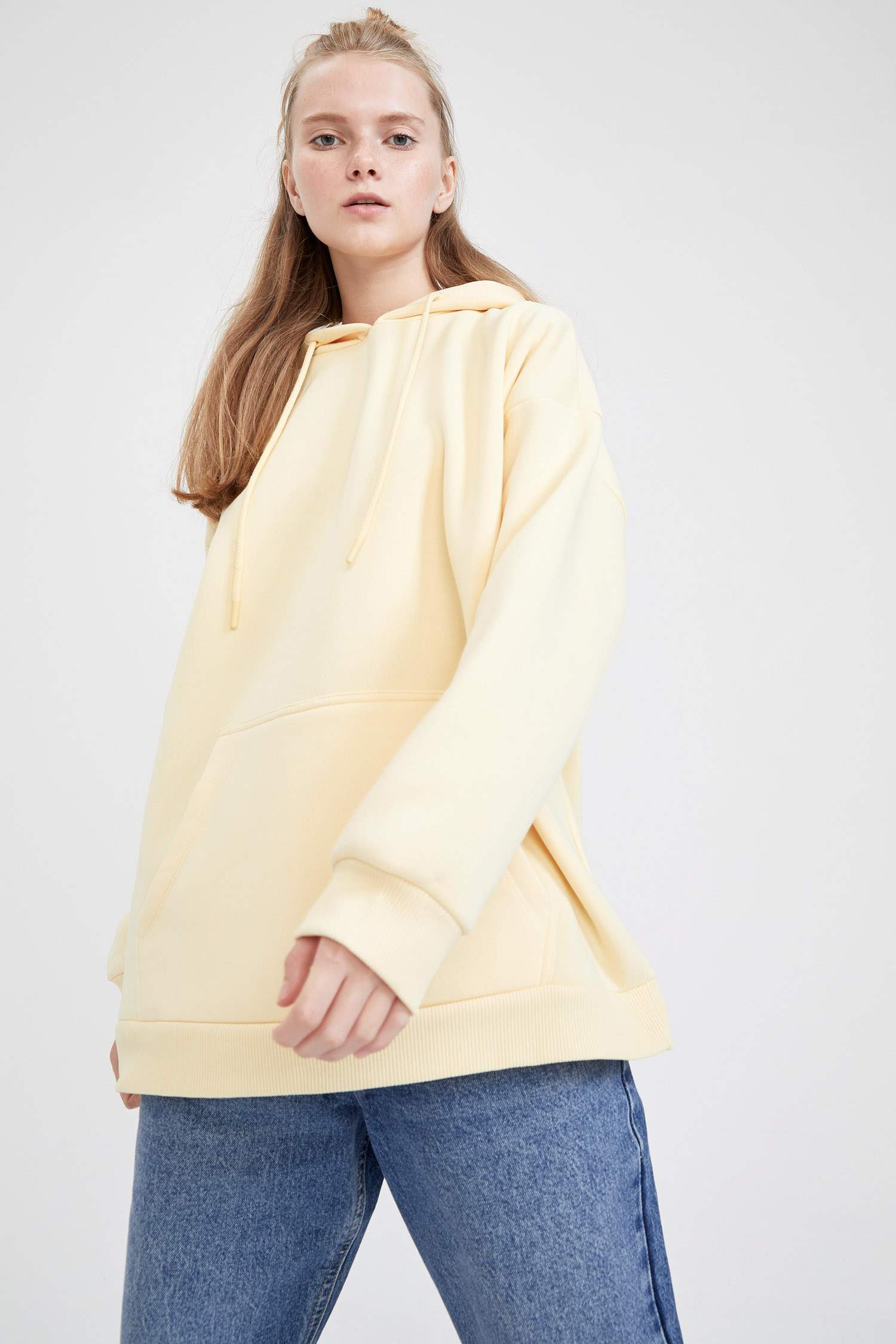 Regular Fit Cepli Uzun Kollu Sweatshirt