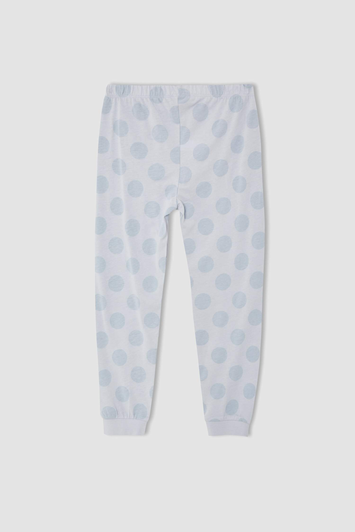 Kız Çocuk Regular Fit Pamuklu 2'li Uzun Kollu Pijama Takım