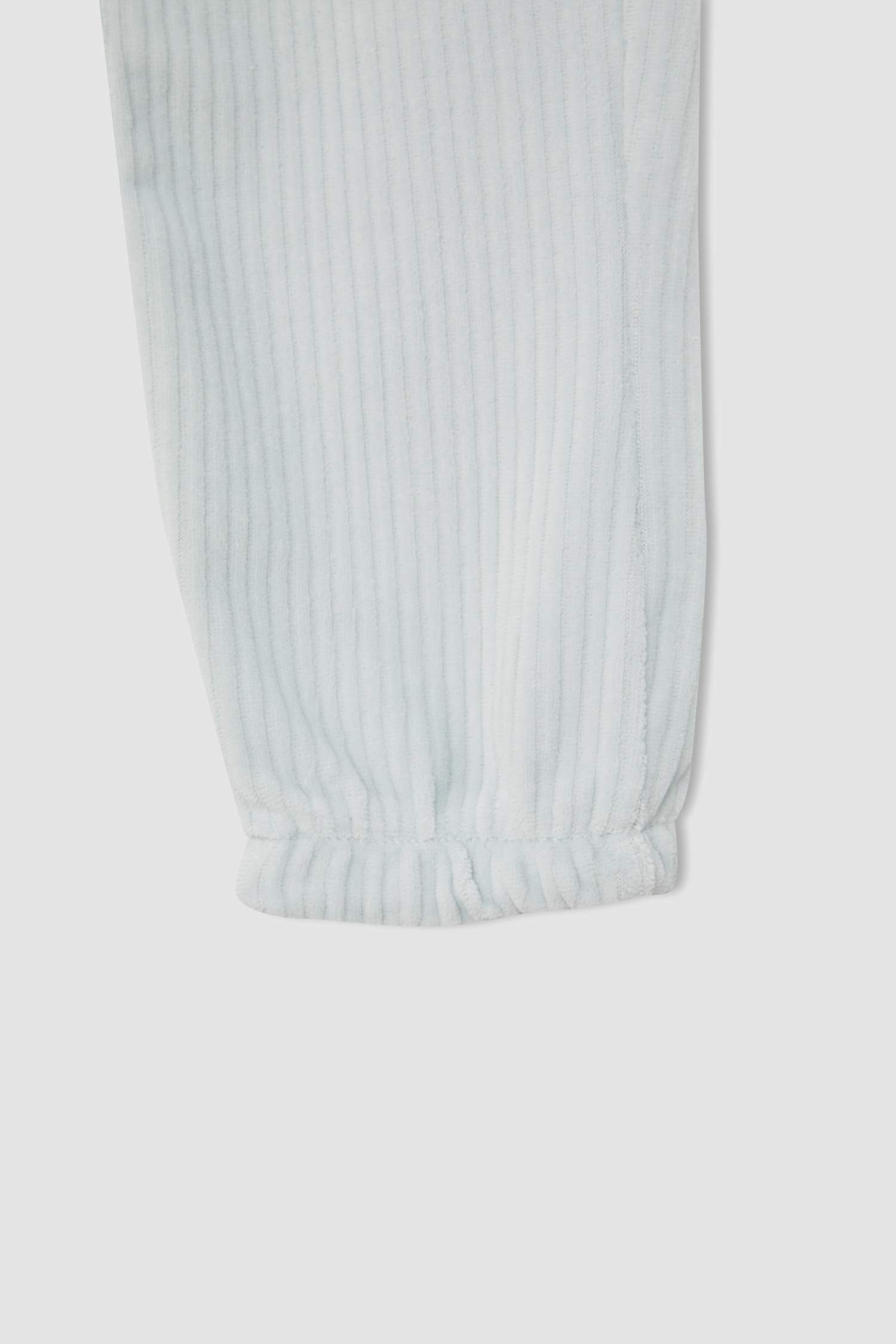 Kız Çocuk Regular Fit Kadife Uzun Kollu Pijama Takım