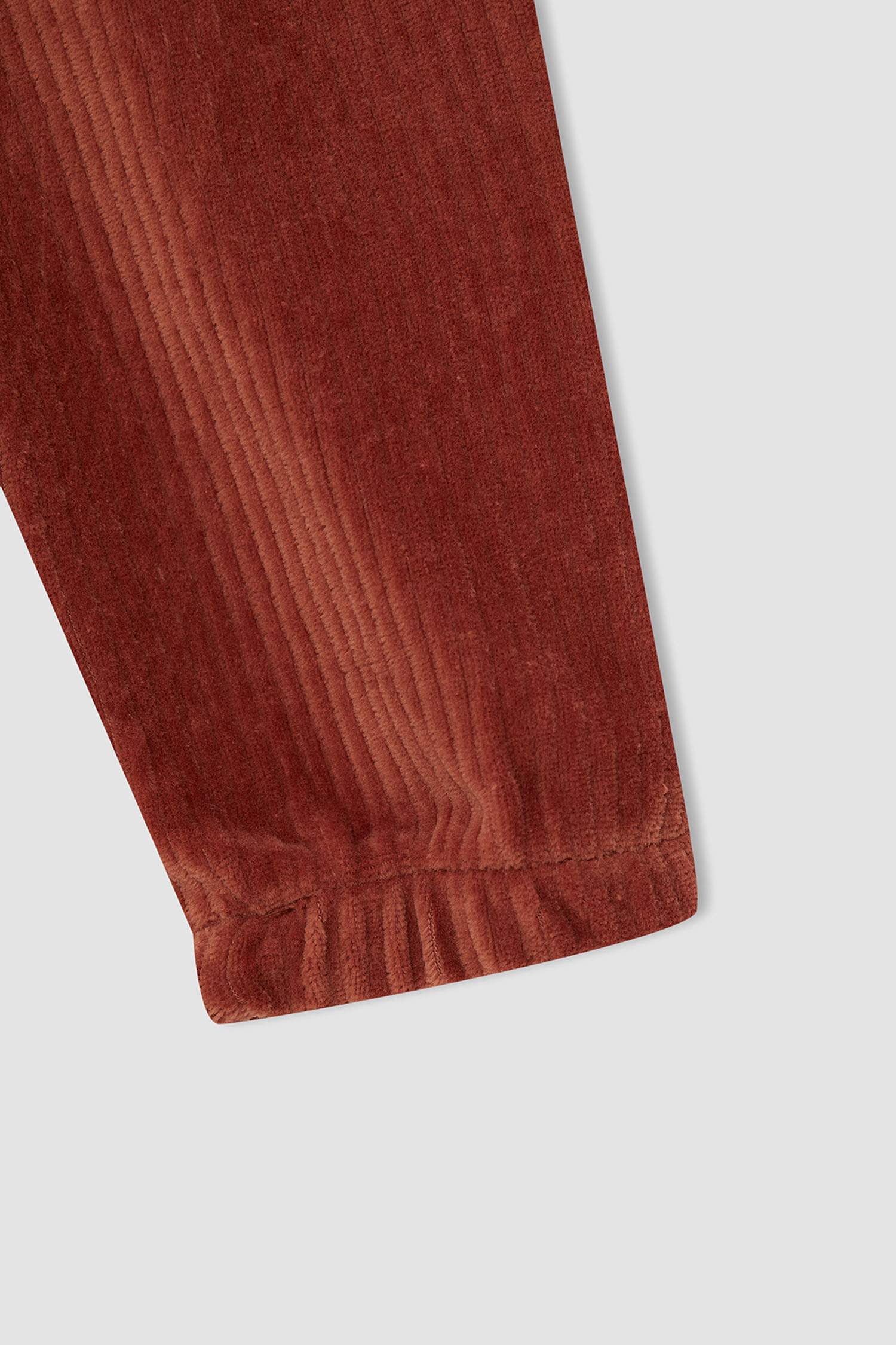 Kız Çocuk Regular Fit Kadife Uzun Kollu Pijama Takım
