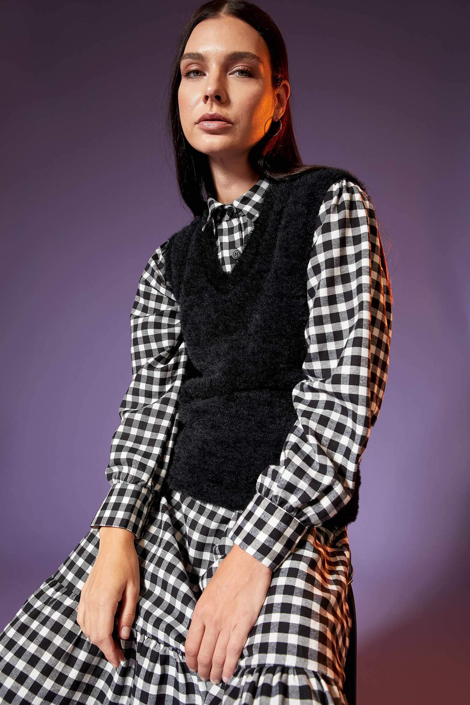 Regular Fit V Yaka Triko Tunik