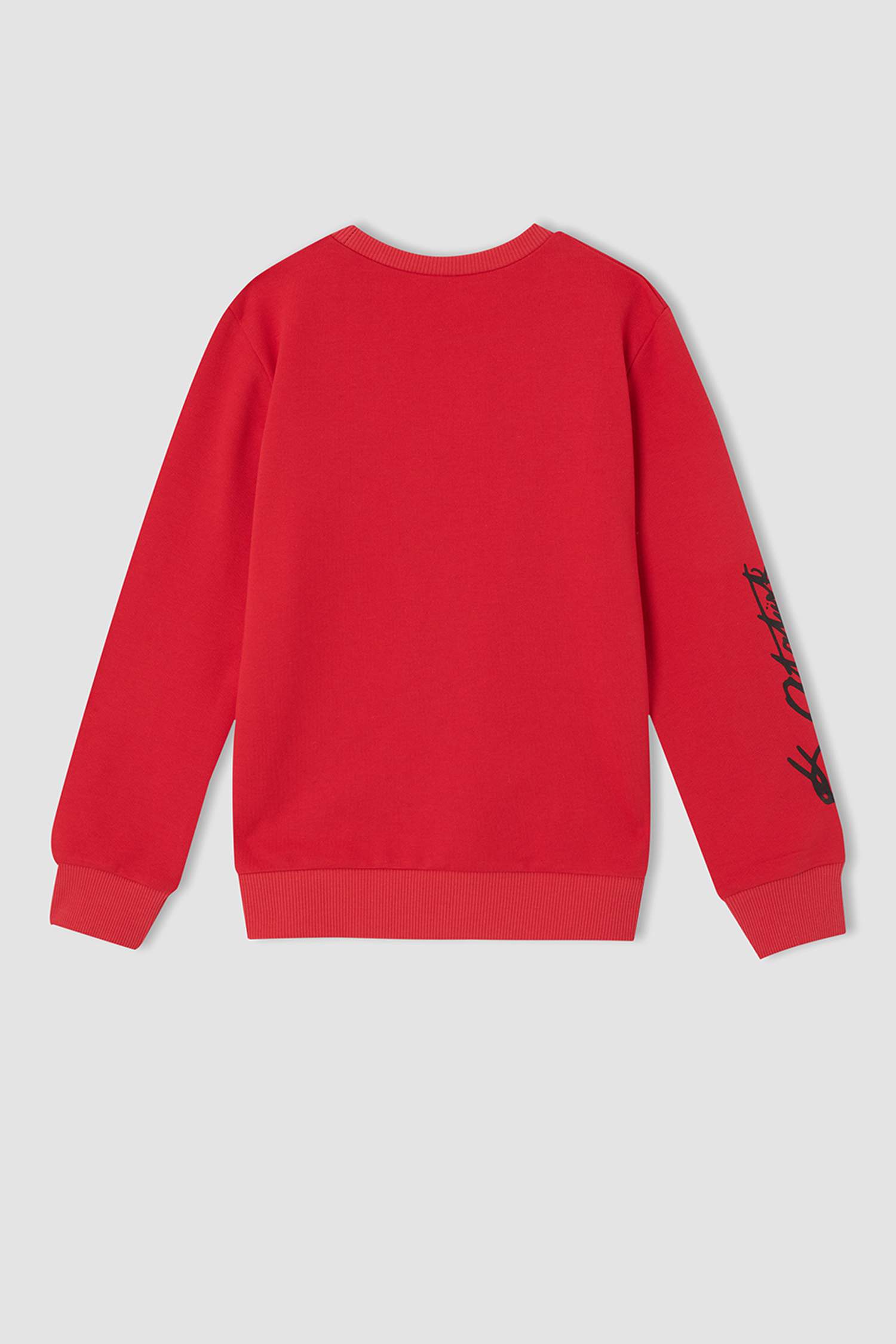 Erkek Çocuk Bisiklet Yaka 29 Ekim Atatürk Baskılı Sweatshirt