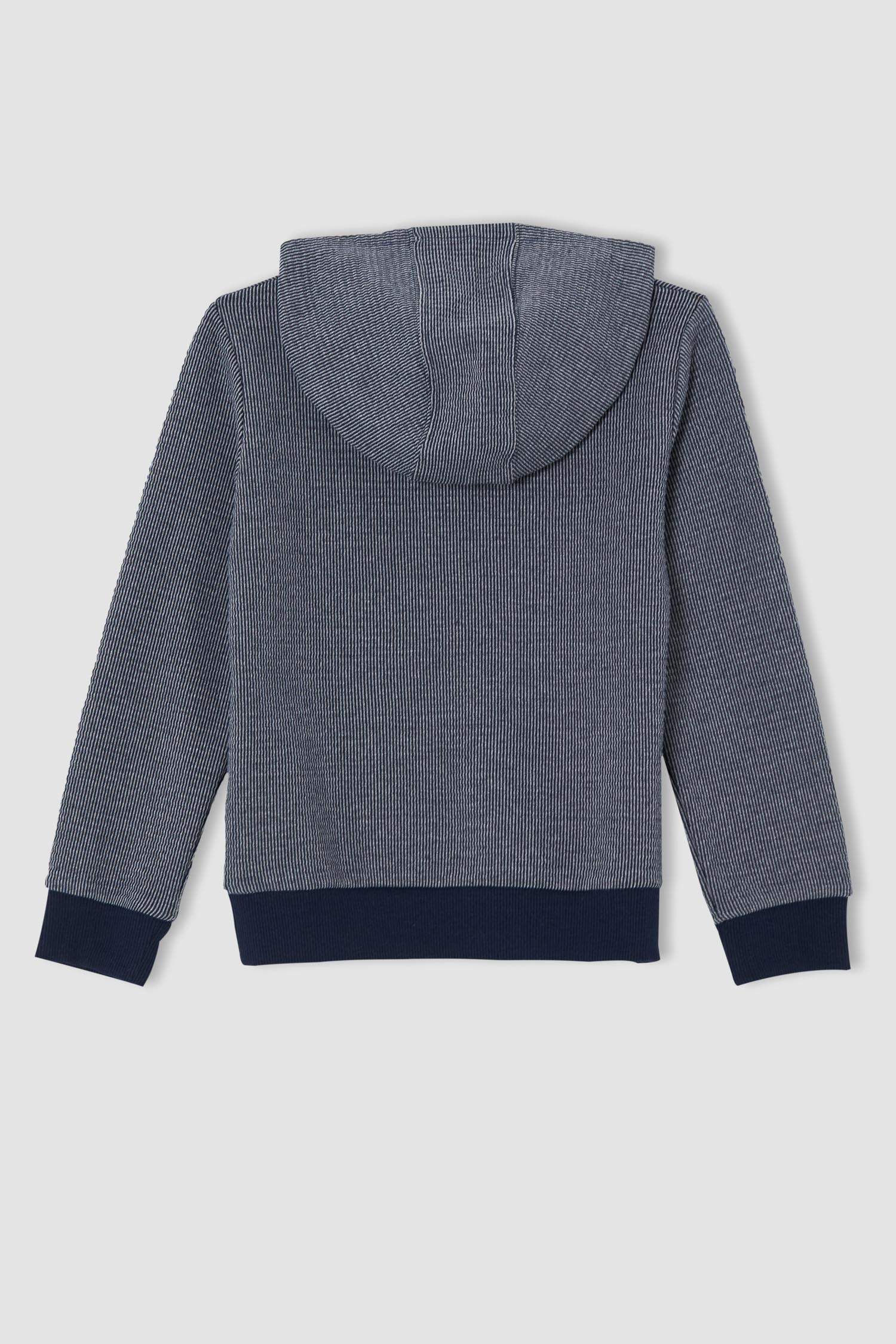 Erkek Çocuk Regular Fit Kapüşonlu Kanguru Cepli Sweatshirt